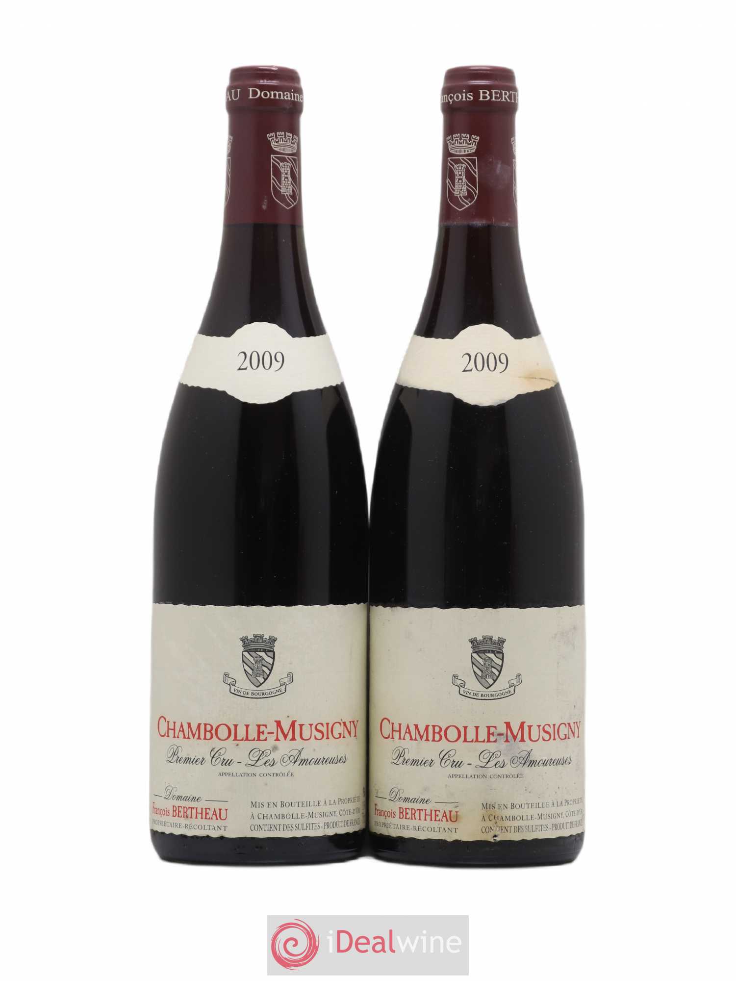 Chambolle-Musigny 1er Cru Les Amoureuses François Bertheau 2009 - Lot de 2 bouteilles - 0