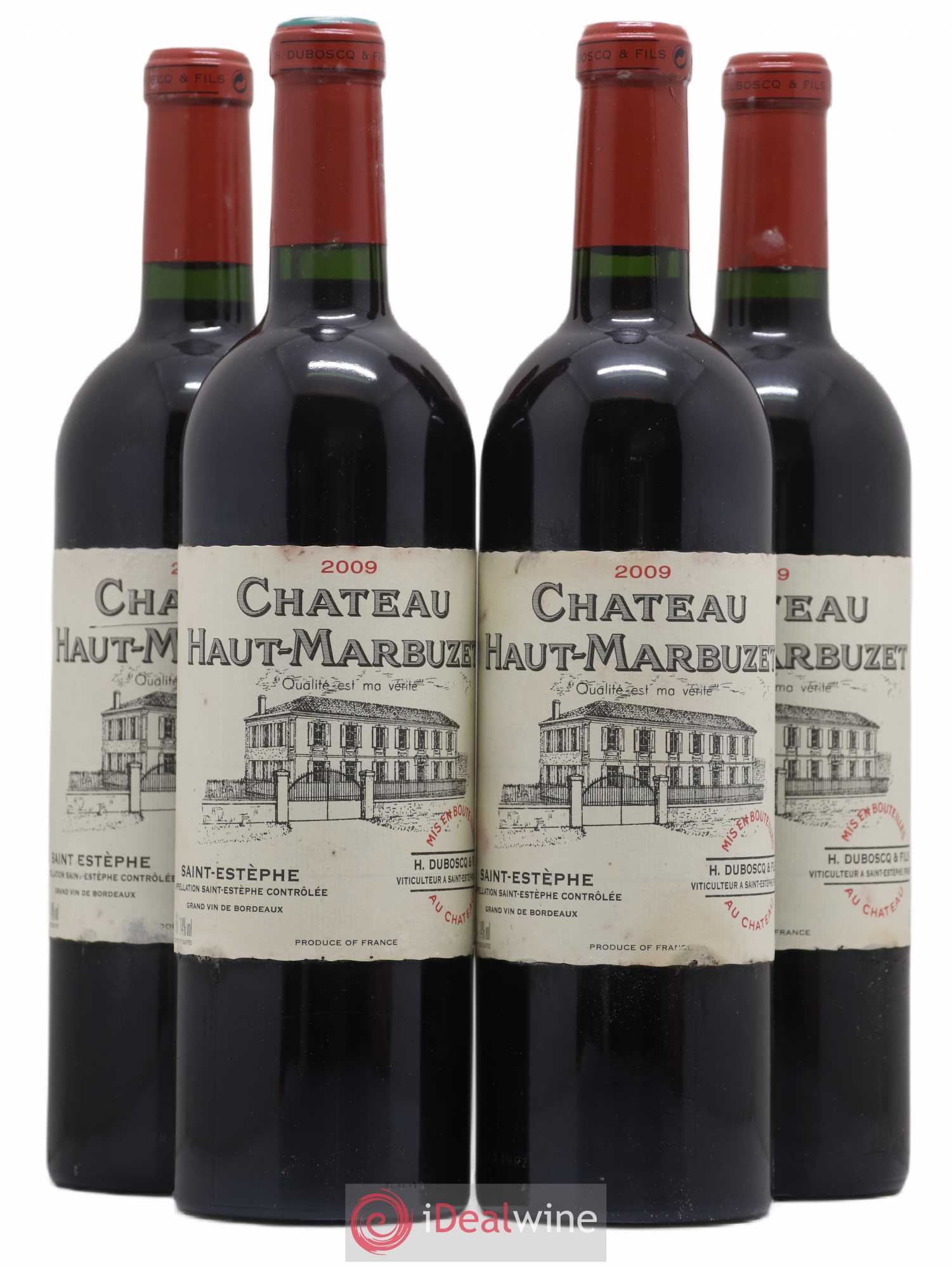 Château Haut Marbuzet 2009 - Lot de 4 bouteilles - 0