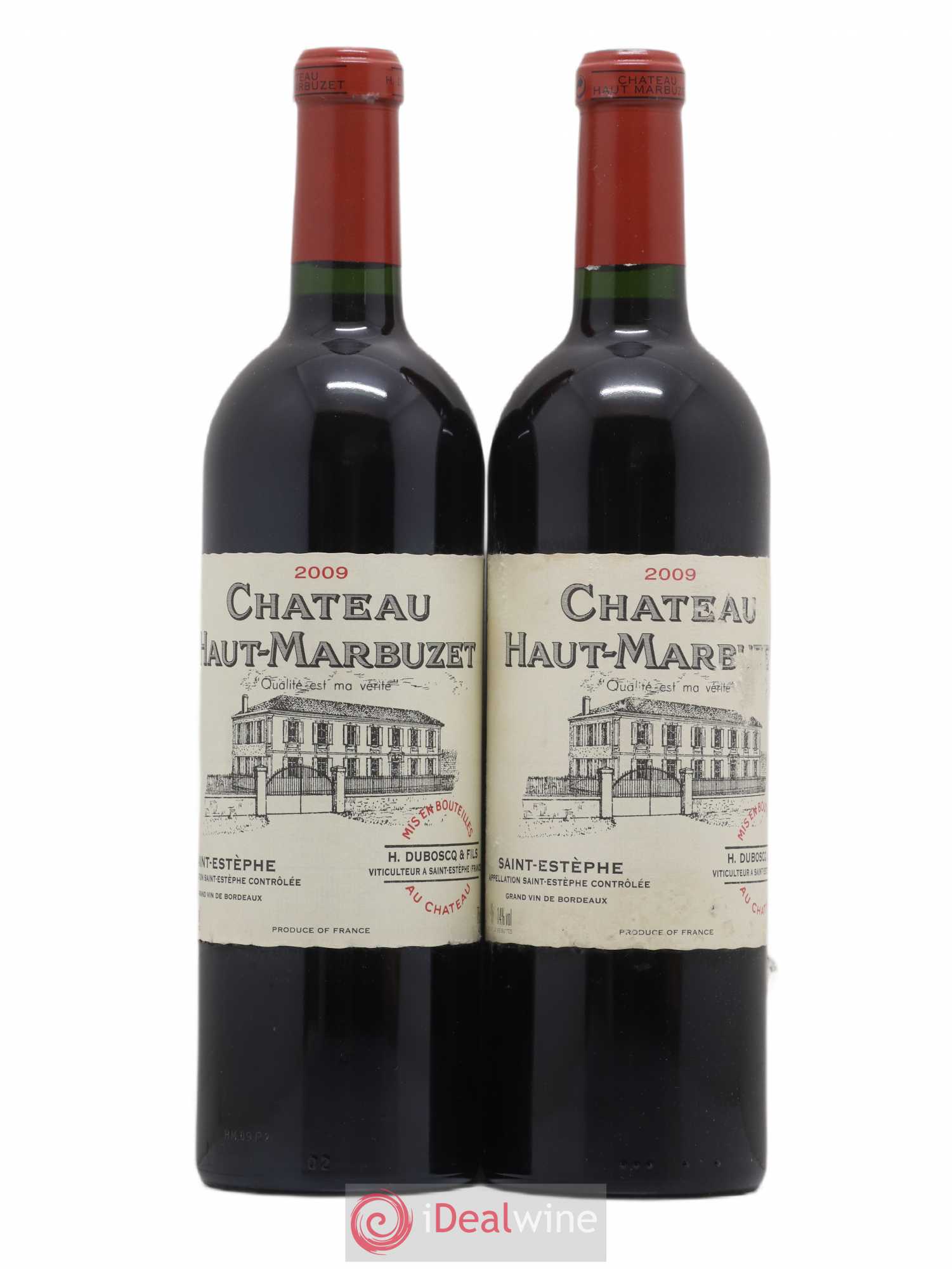 Château Haut Marbuzet 2009 - Lot de 2 bouteilles - 0