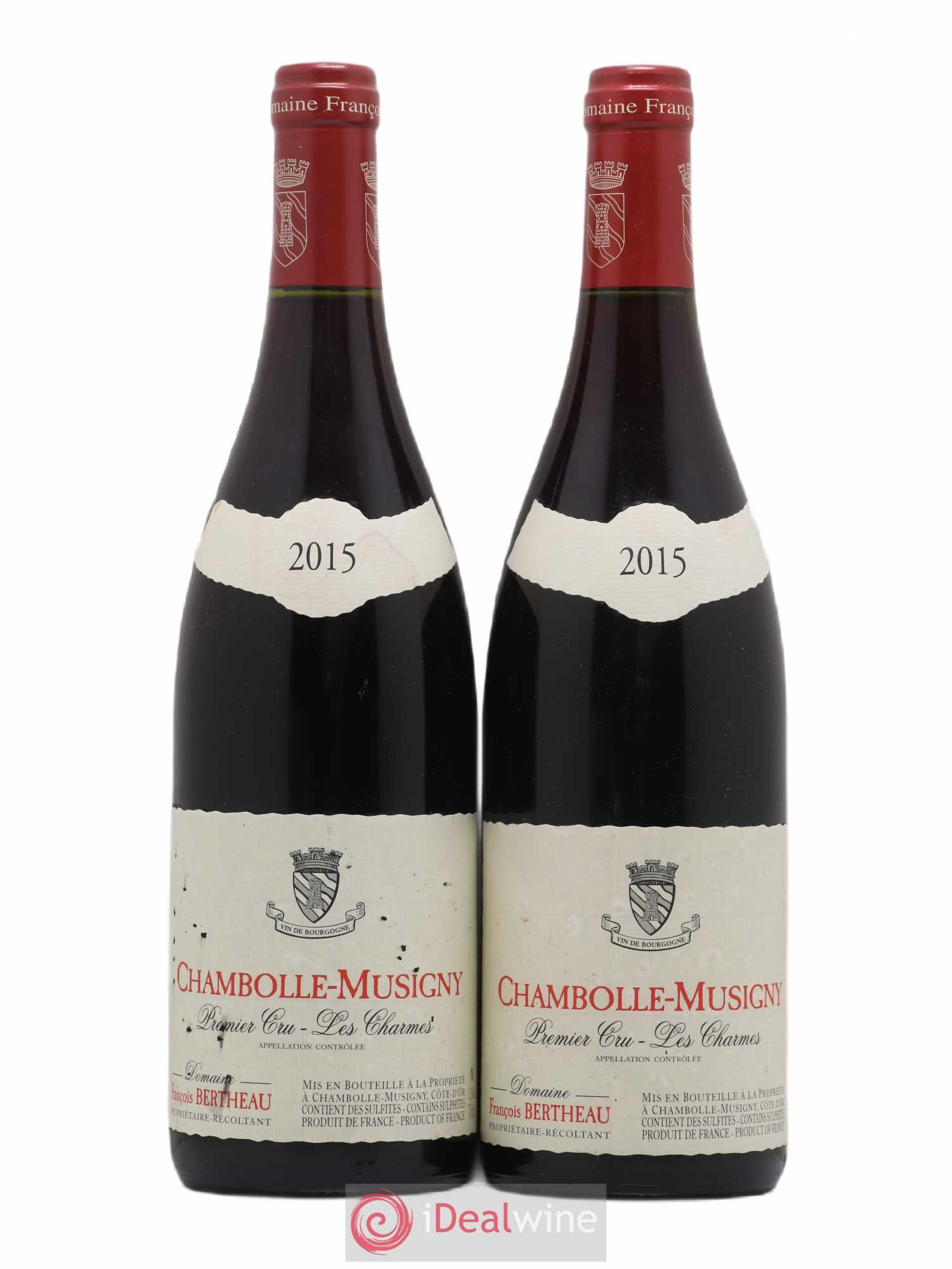 Chambolle-Musigny 1er Cru Les Charmes François Bertheau 2015 - Lot de 2 bouteilles - 0