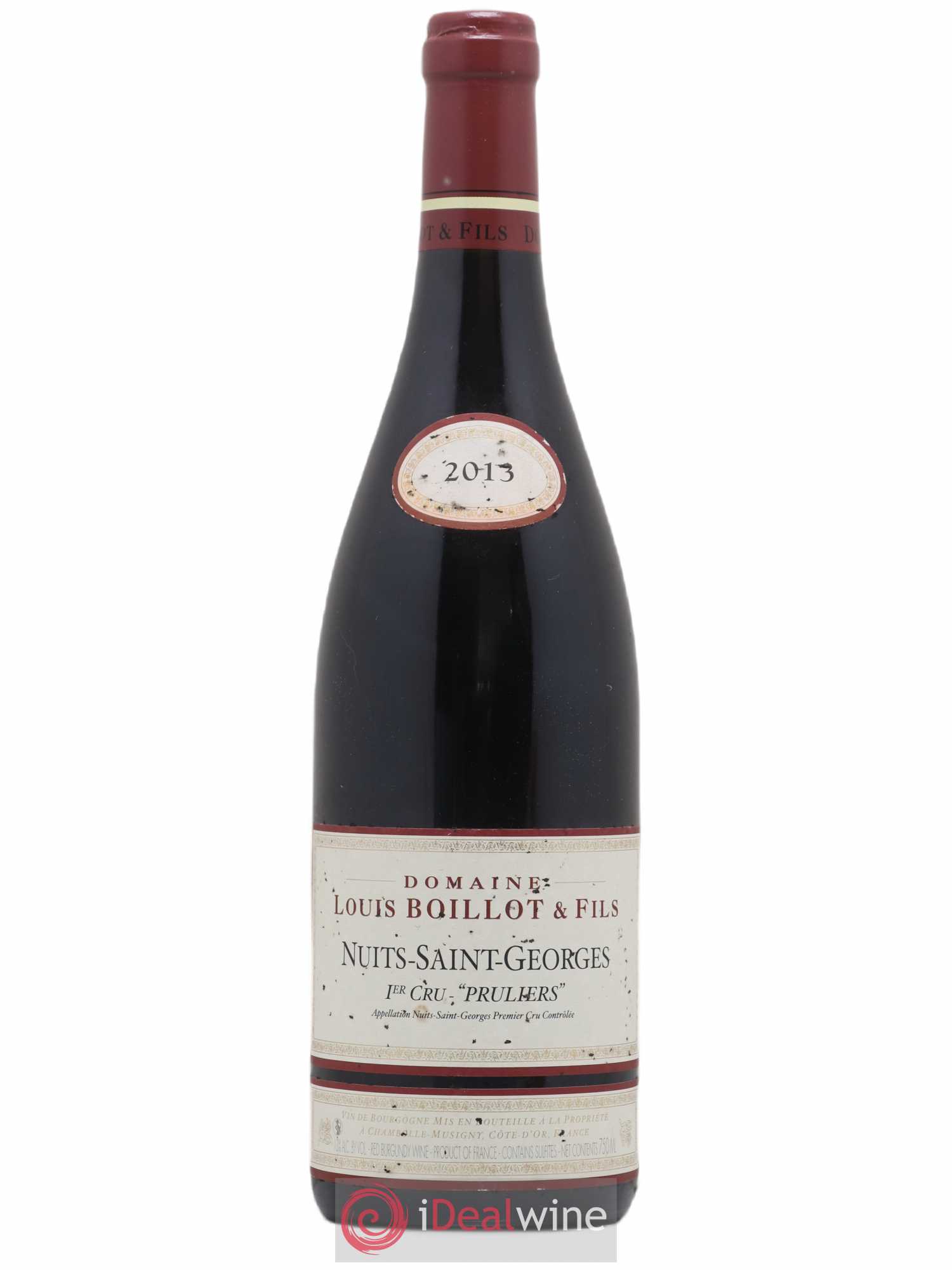 Nuits-Saint-Georges 1er Cru Les Pruliers Louis Boillot et Fils 2013 - Posten von 1 Flasche - 0