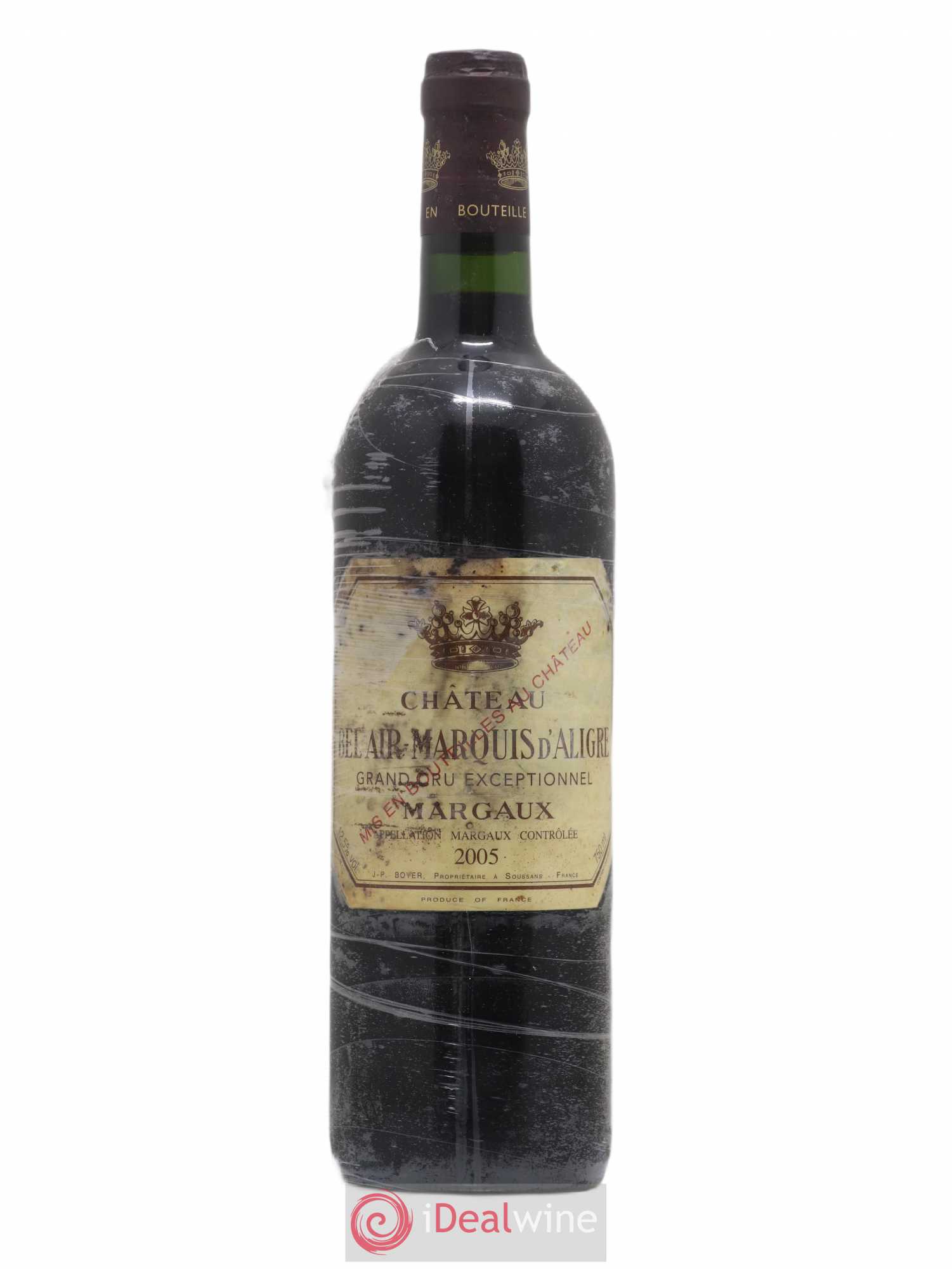 Château Bel Air Marquis d'Aligre 2005 - Lot de 1 bouteille - 0