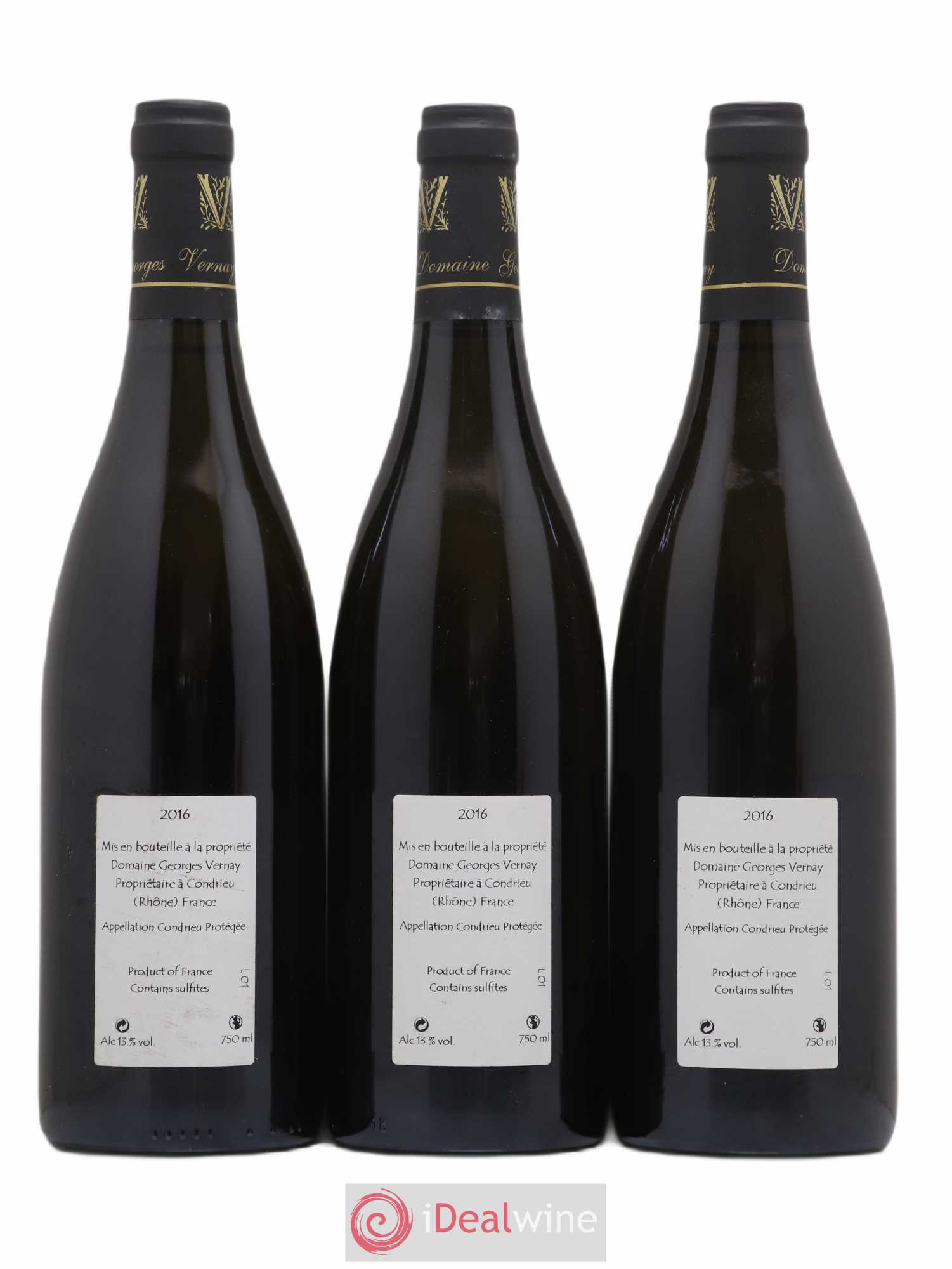 Condrieu La Croix de L'Oiseau Vernay 2016 - Posten von 3 Flaschen - 1