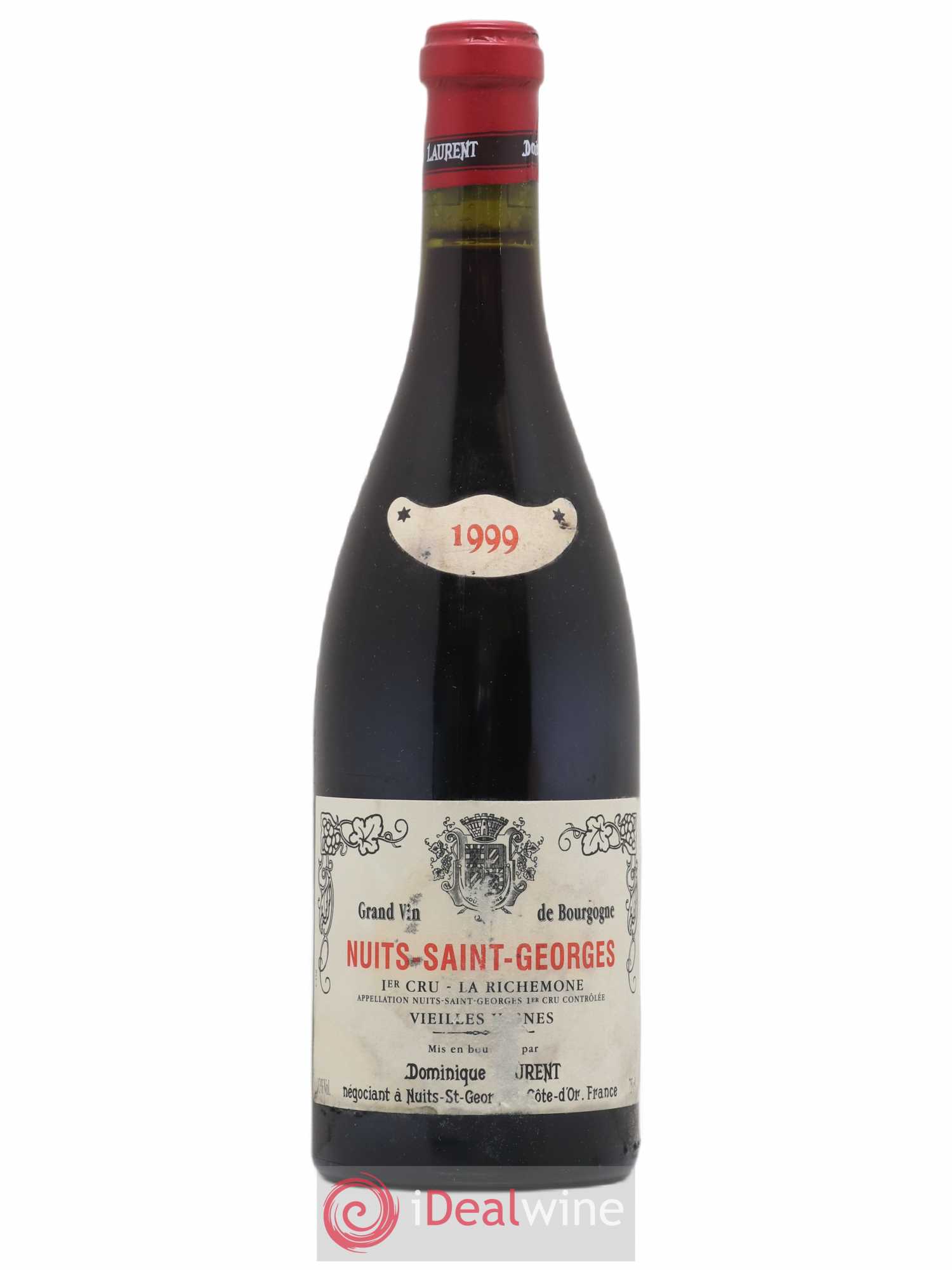 Nuits-Saint-Georges 1er Cru La Richemone Vieilles Vignes Dominique Laurent 1999 - Lot de 1 bouteille - 0