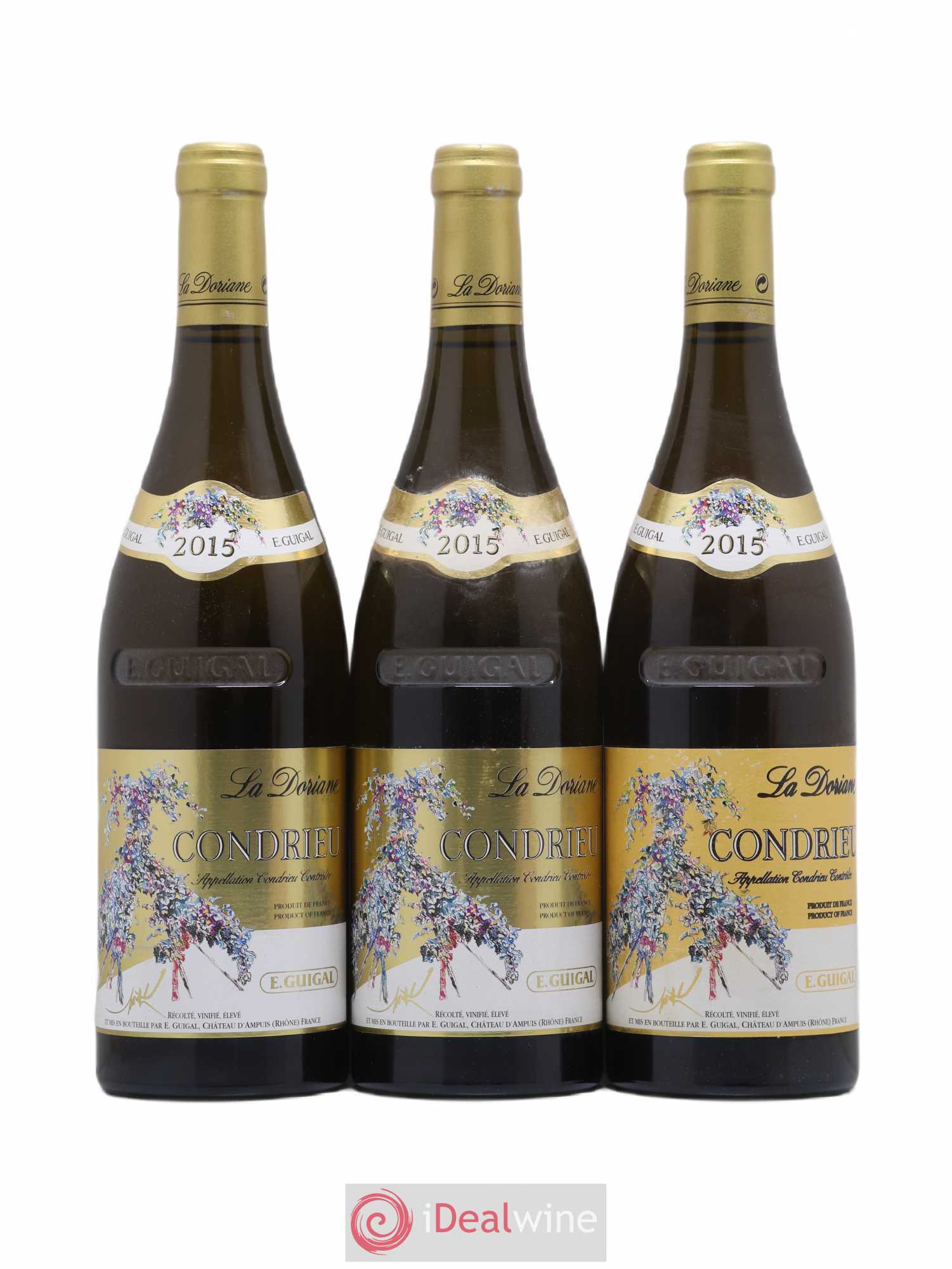 Condrieu La Doriane Guigal 2015 - Lot de 3 bouteilles - 0