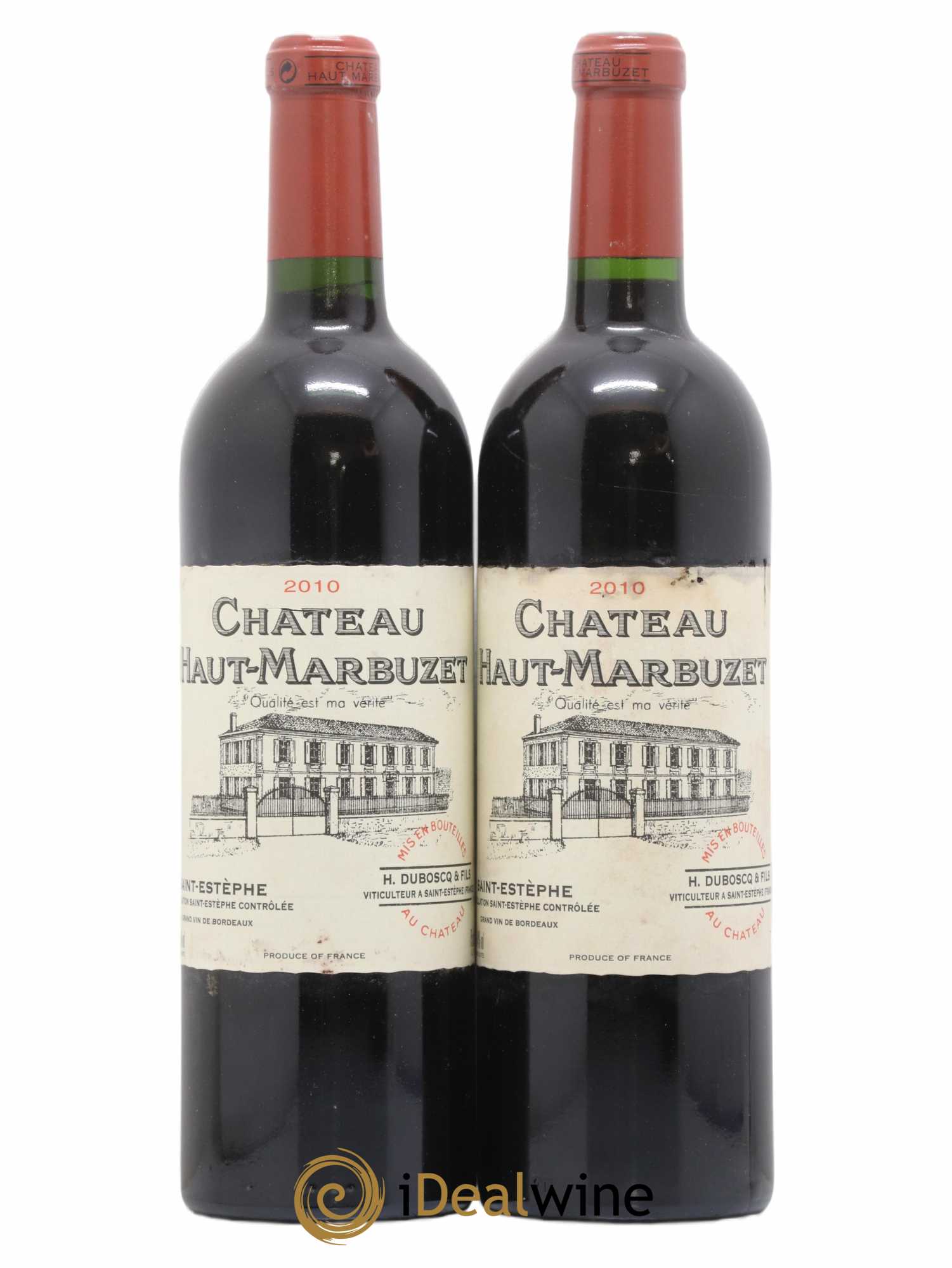 Château Haut Marbuzet 2010 - Lot de 2 bouteilles - 0