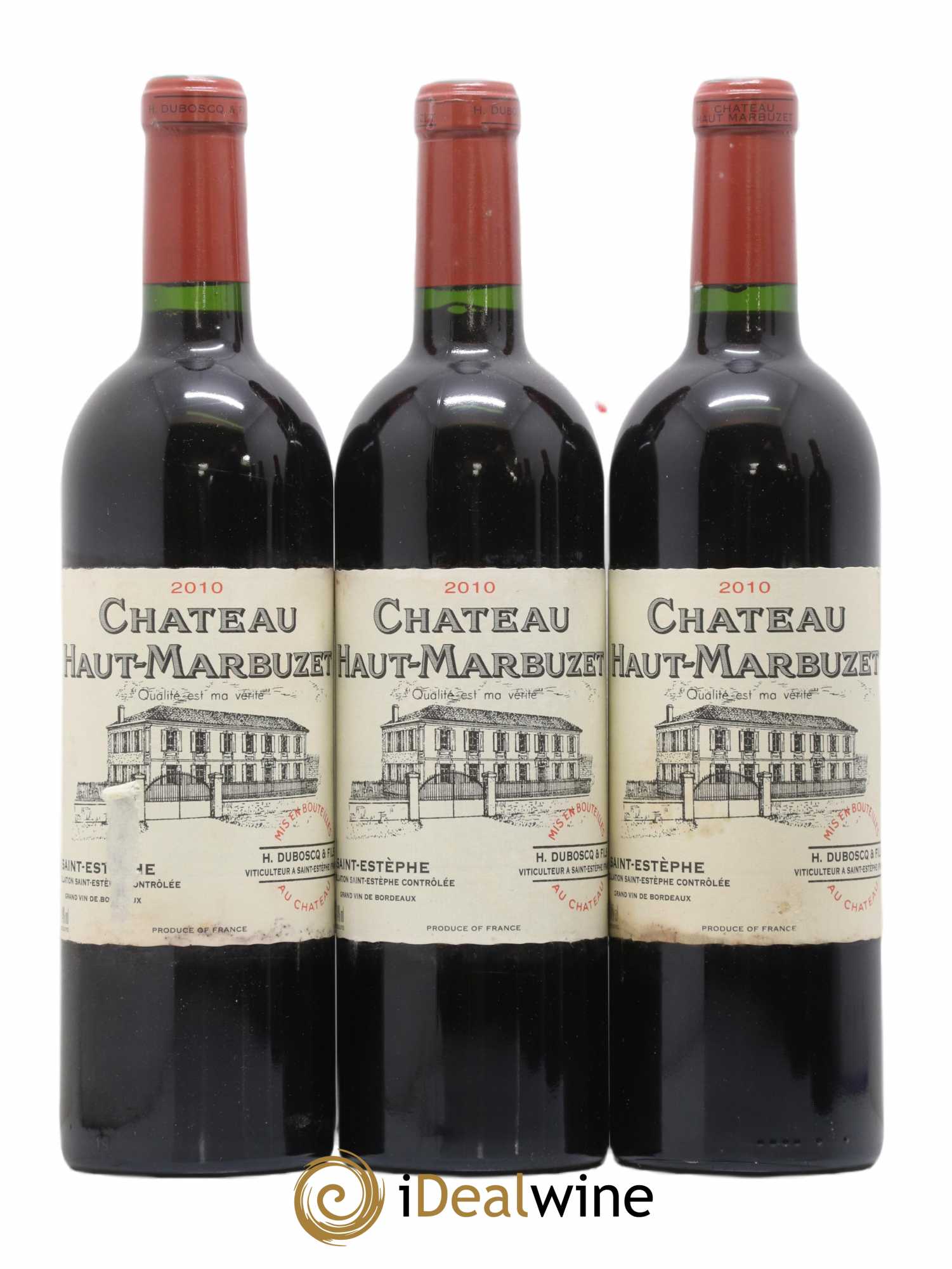 Château Haut Marbuzet 2010 - Lot de 6 bouteilles - 1