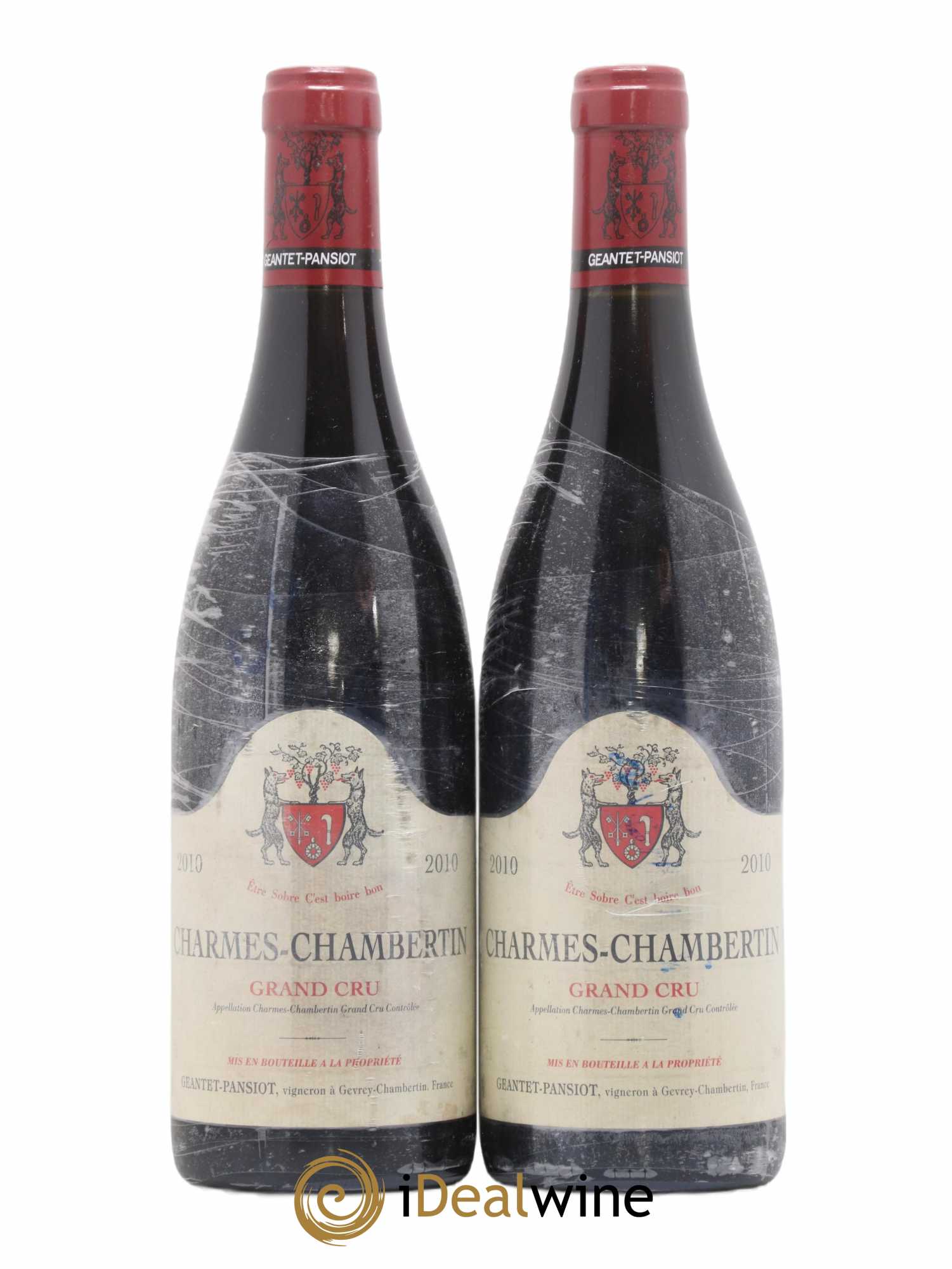 Charmes-Chambertin Grand Cru Geantet-Pansiot 2010 - Lot de 2 bouteilles - 0