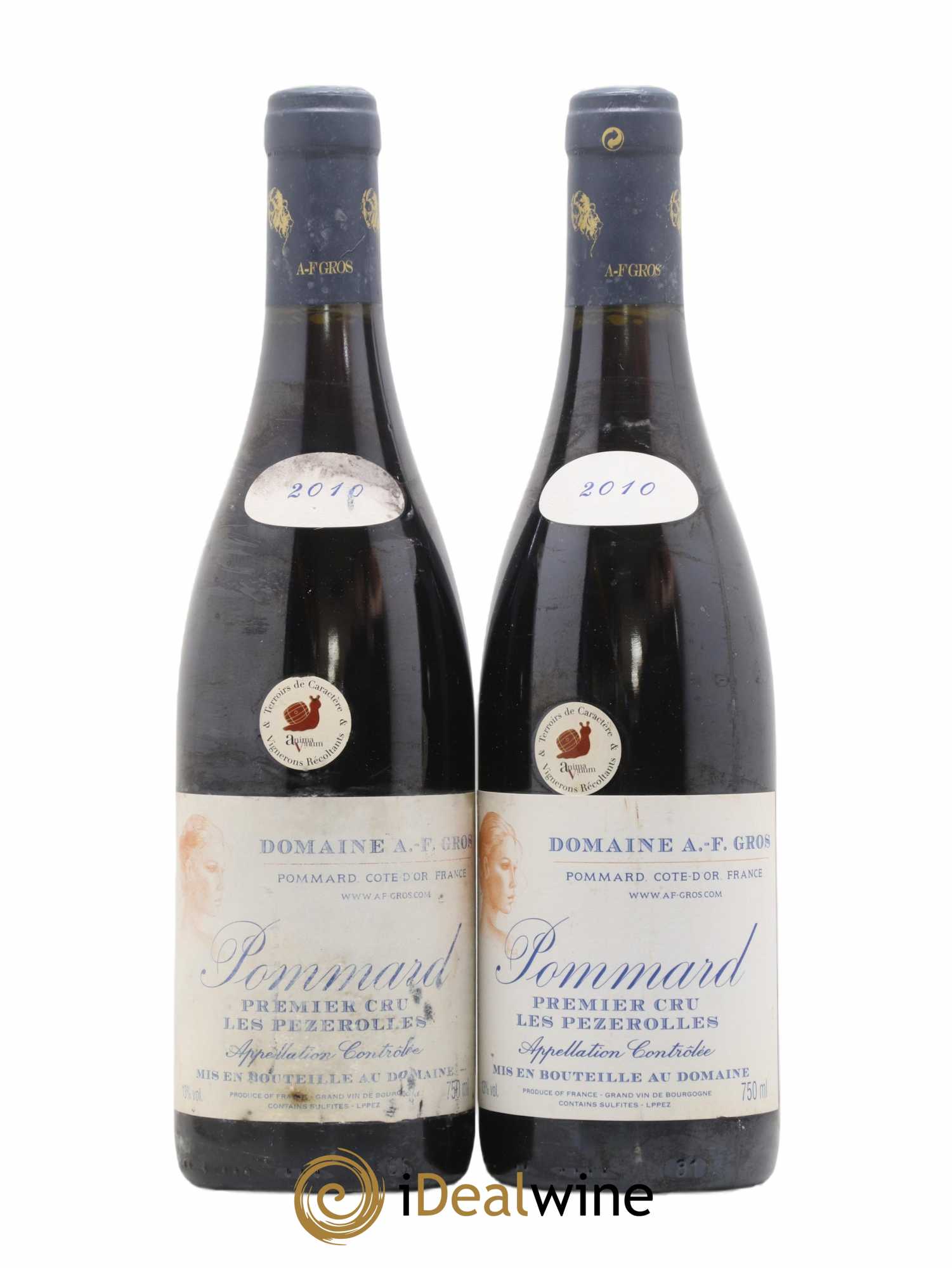Pommard 1er Cru Les Pézerolles A.-F. Gros 2010 - Lot de 2 bouteilles - 0
