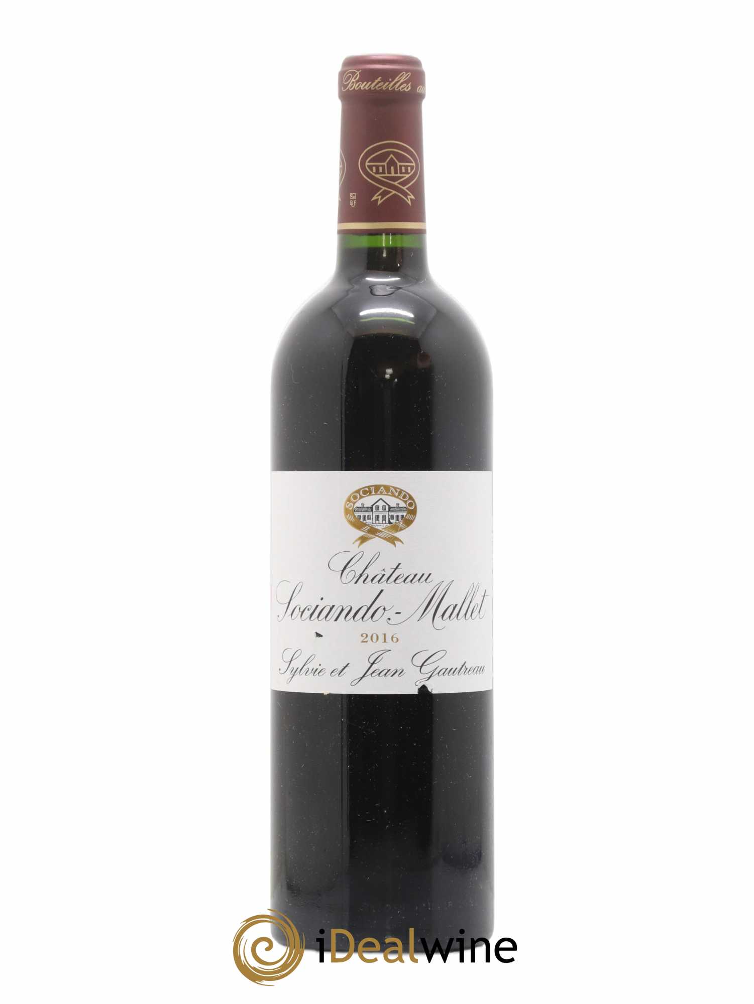 Château Sociando Mallet 2016 - Lot de 1 bouteille - 0