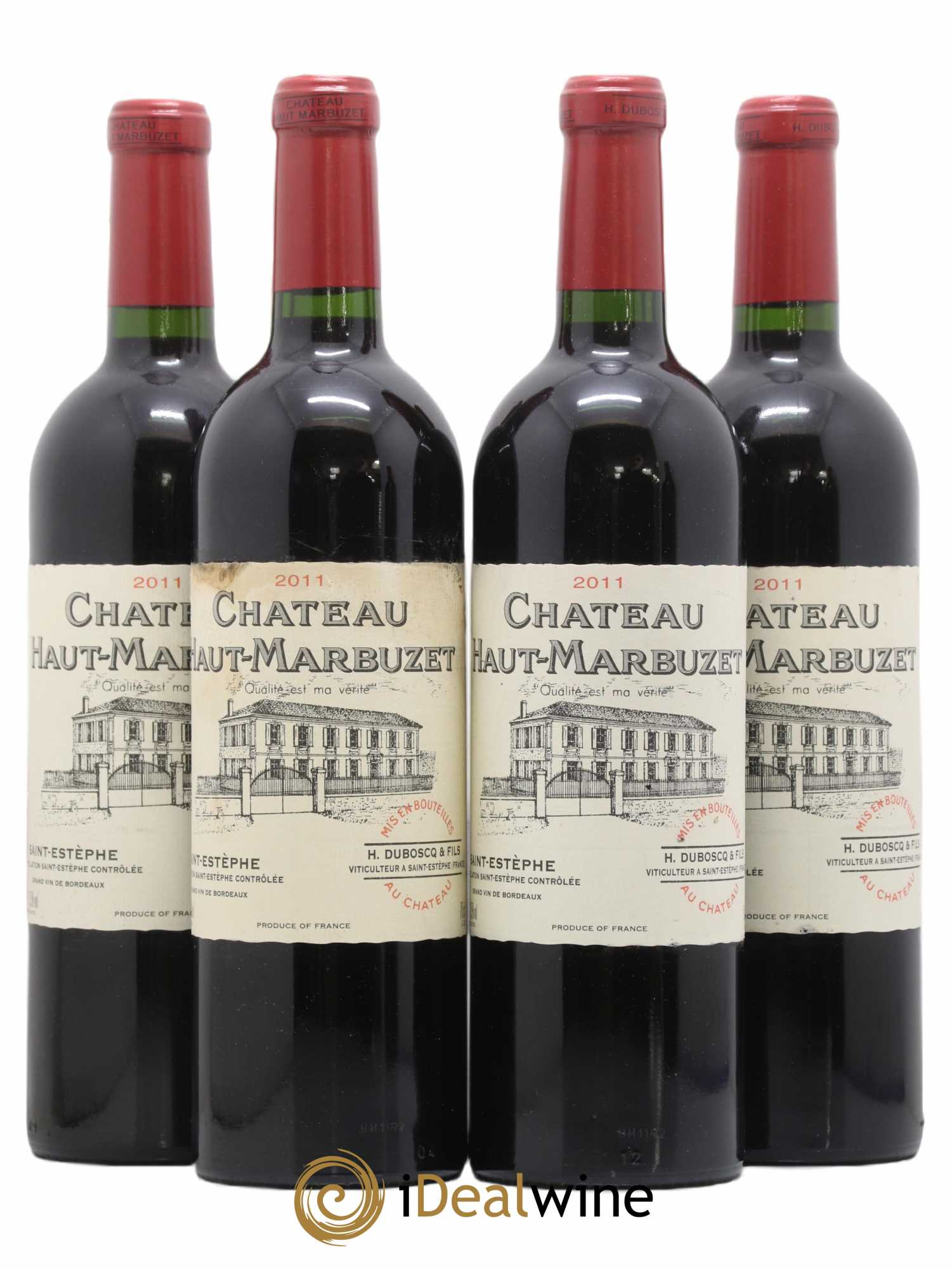 Château Haut Marbuzet 2011 - Lot de 4 bouteilles - 0
