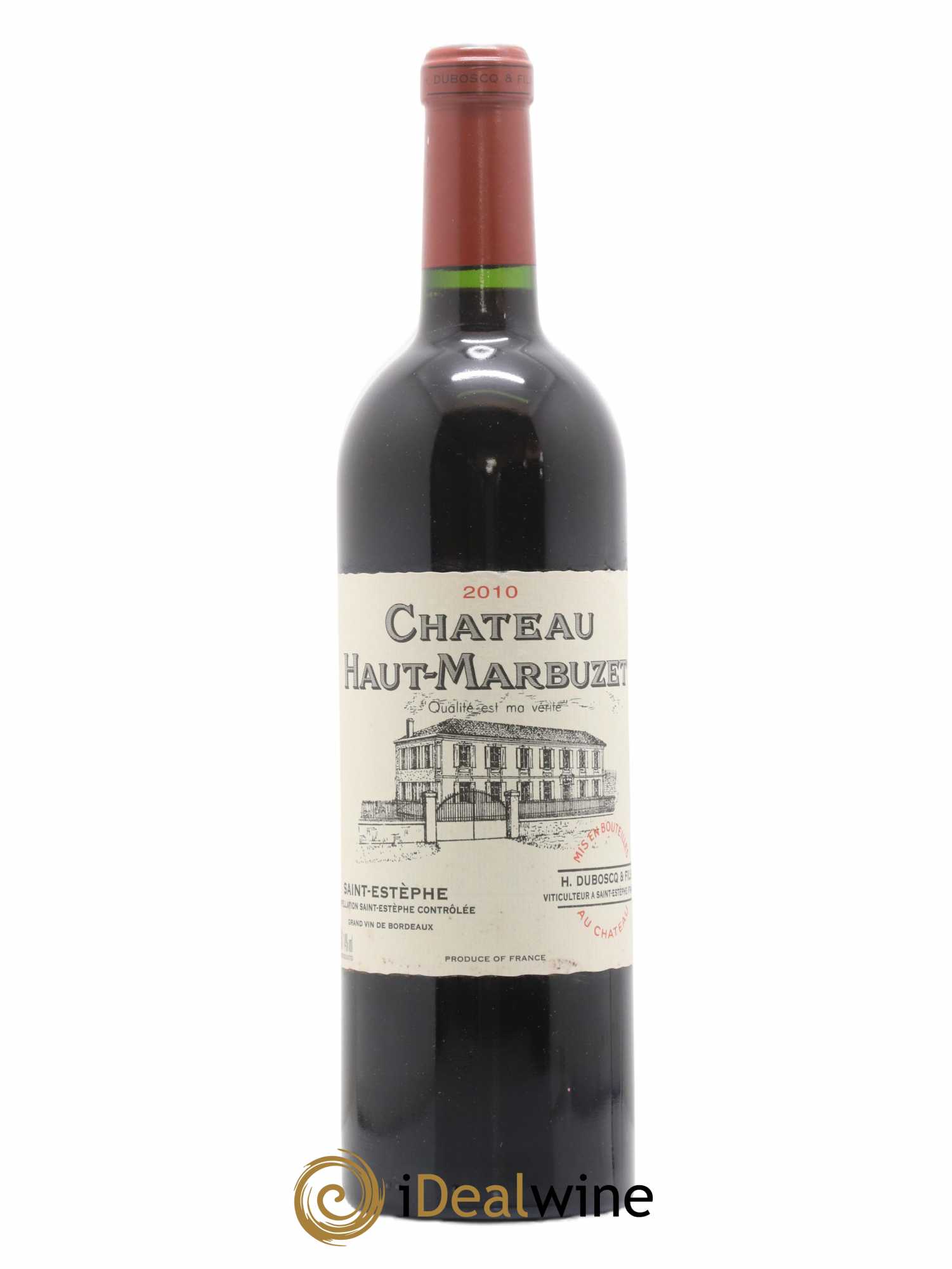 Château Haut Marbuzet 2010 - Lot de 1 bouteille - 0