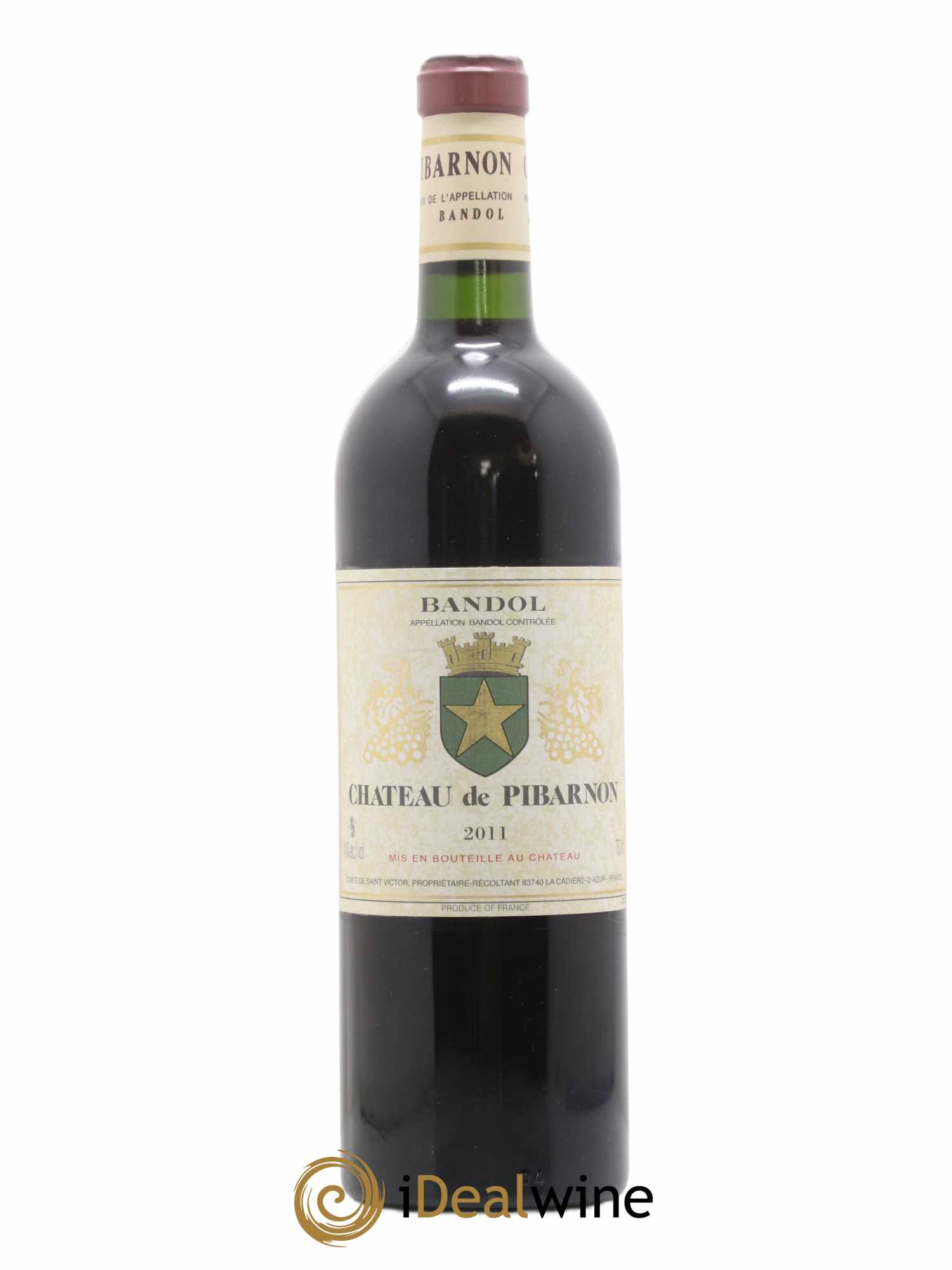 Bandol Château de Pibarnon Comte de Saint-Victor 2011 - Lot de 1 bouteille - 0
