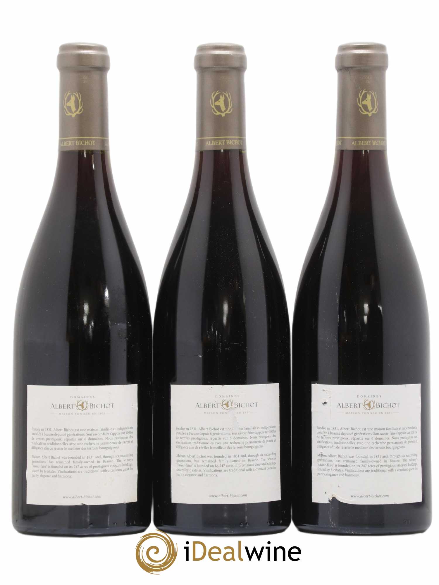 Latricières-Chambertin Grand Cru Albert Bichot 2015 - Lot of 3 bottles - 1
