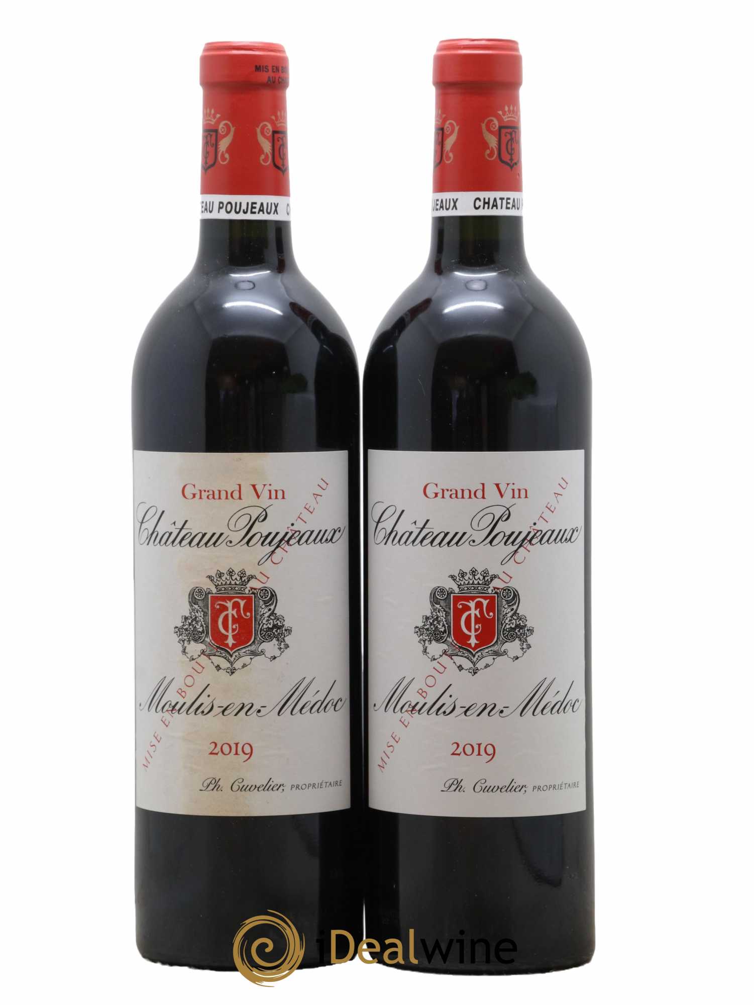 Château Poujeaux 2019 - Lot de 2 bouteilles - 0