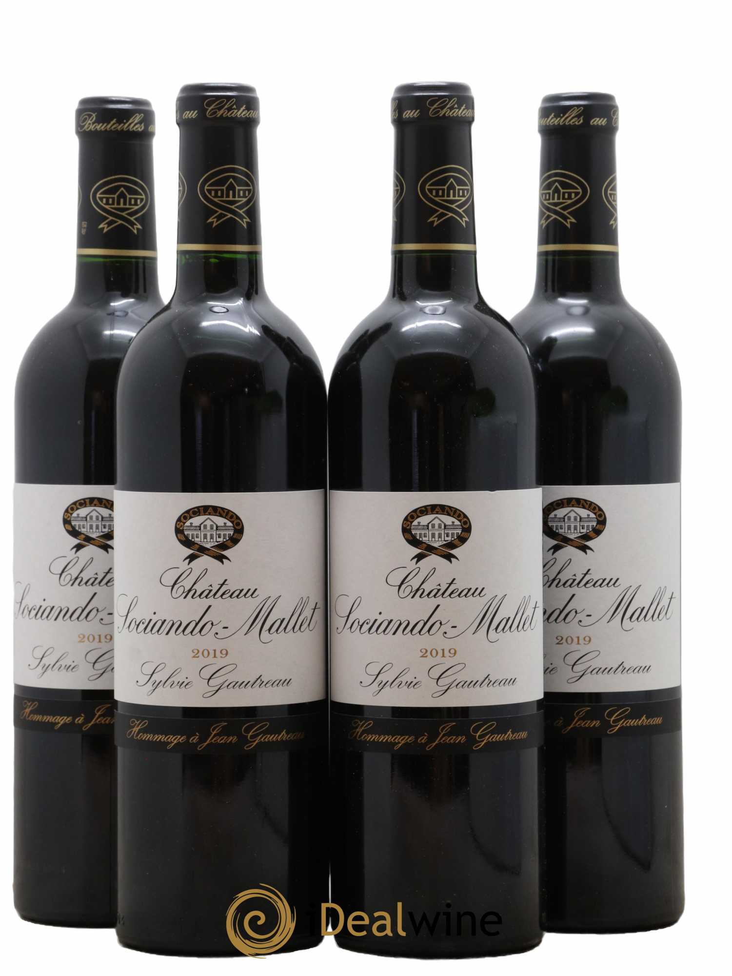 Château Sociando Mallet 2019 - Lot de 4 bouteilles - 0