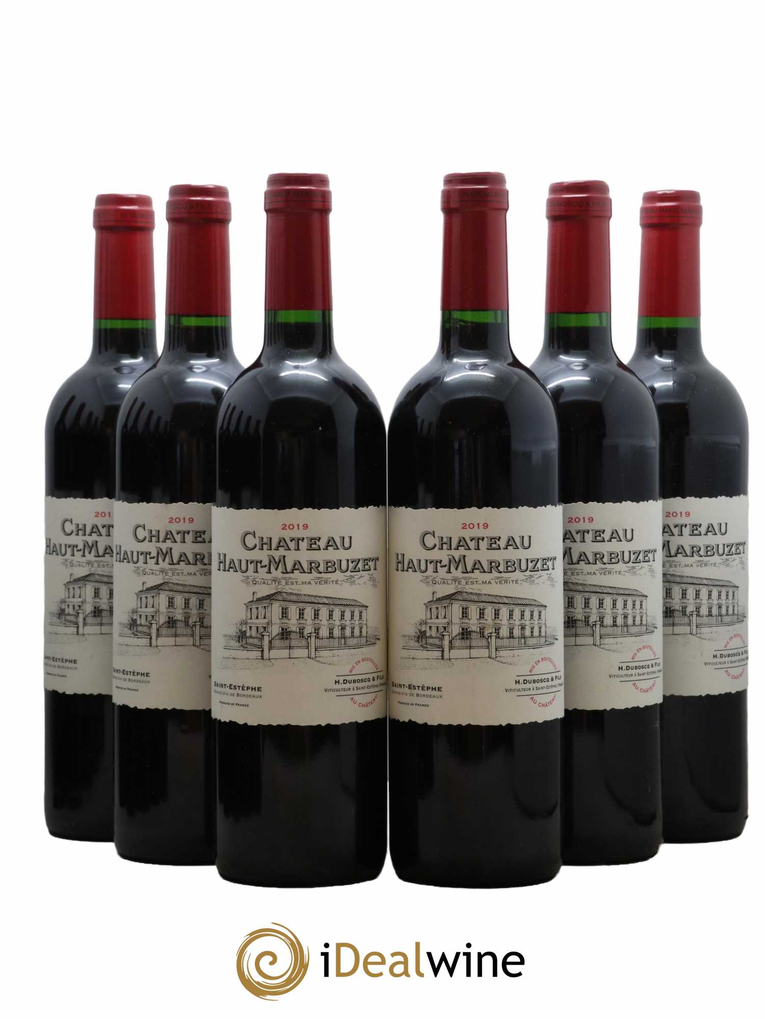 Château Haut Marbuzet 2019 - Lot de 6 bouteilles - 0