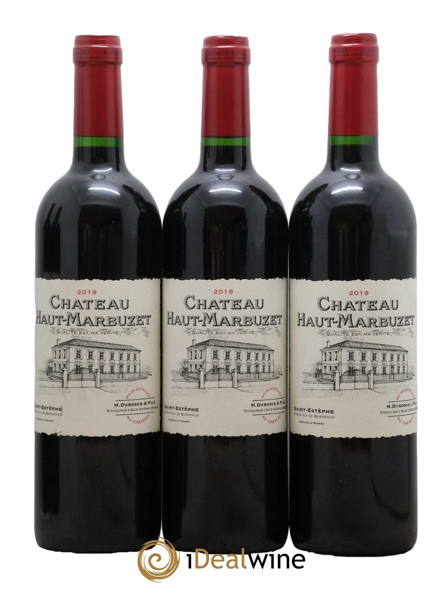 Château Haut Marbuzet 2019 - Lot de 3 bouteilles - 0