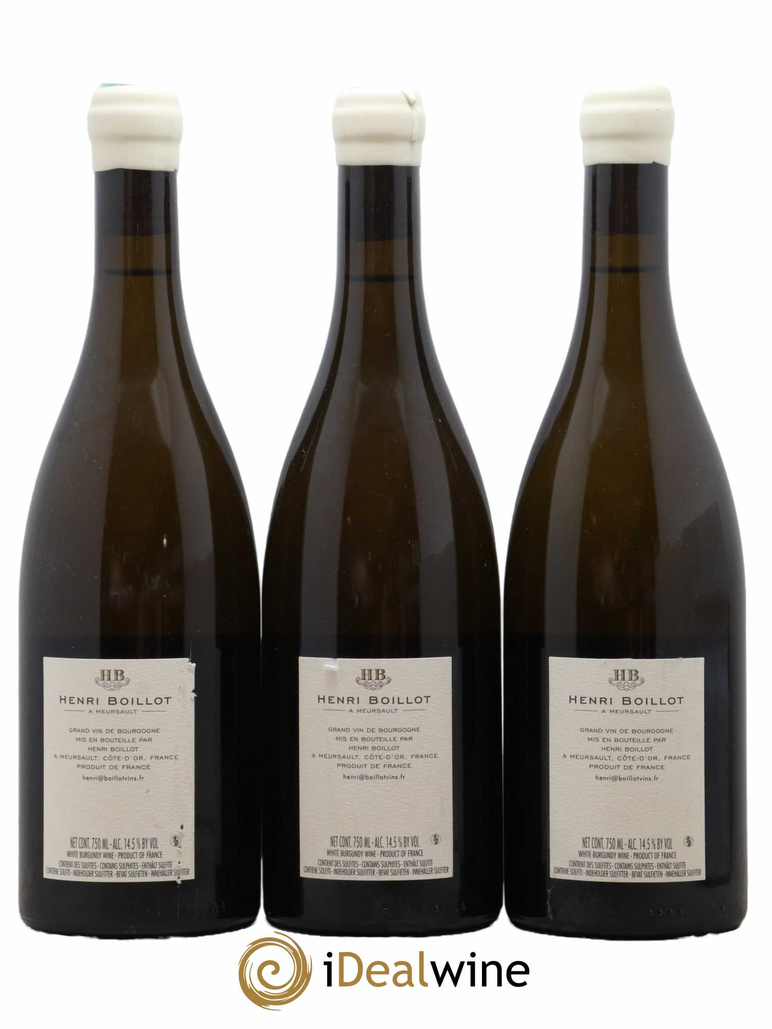 Puligny-Montrachet 1er Cru Les Pucelles Henri Boillot (Domaine) 2018 - Lot de 3 bouteilles - 1