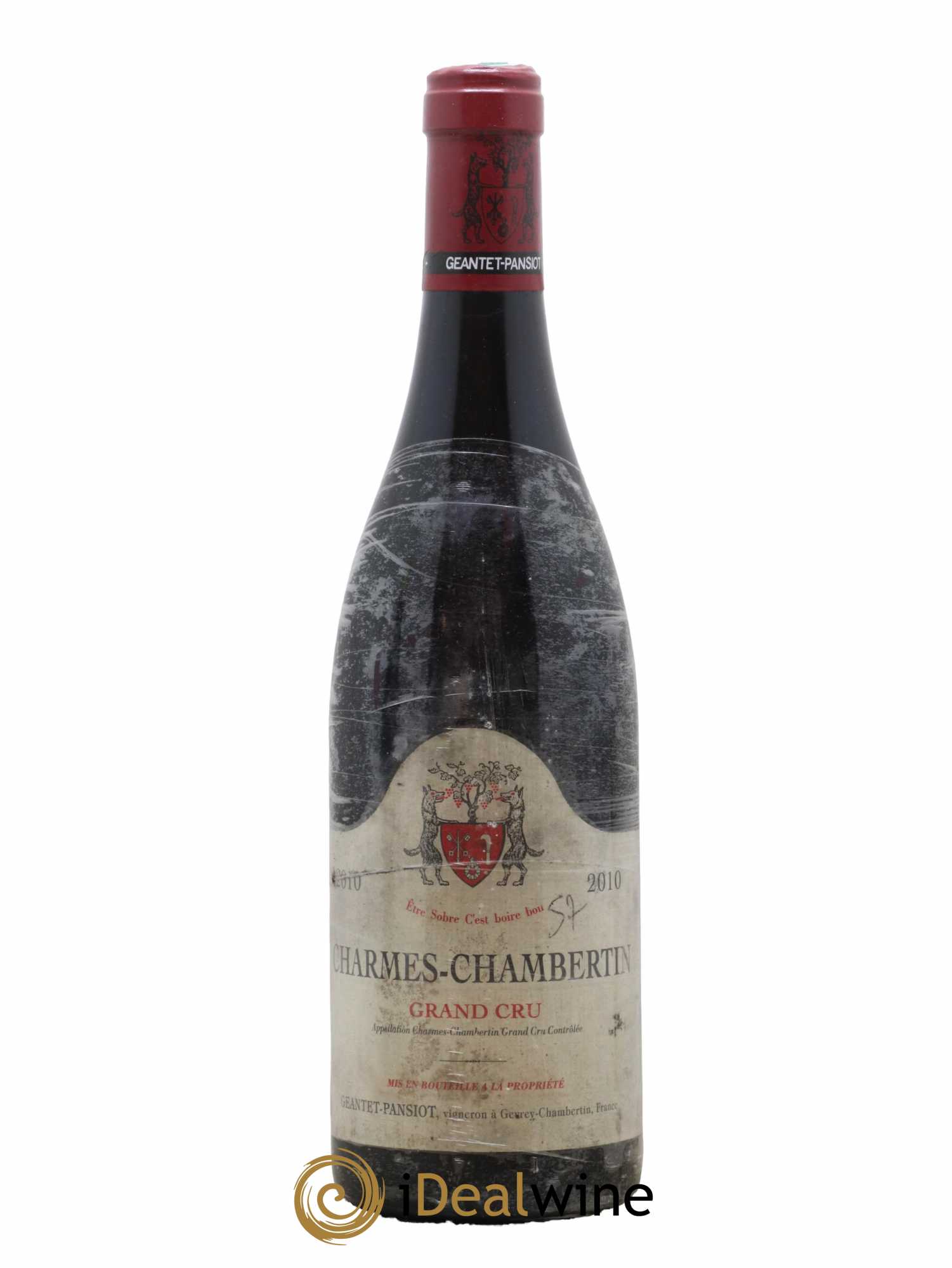 Charmes-Chambertin Grand Cru Geantet-Pansiot 2010 - Lot de 1 bouteille - 0