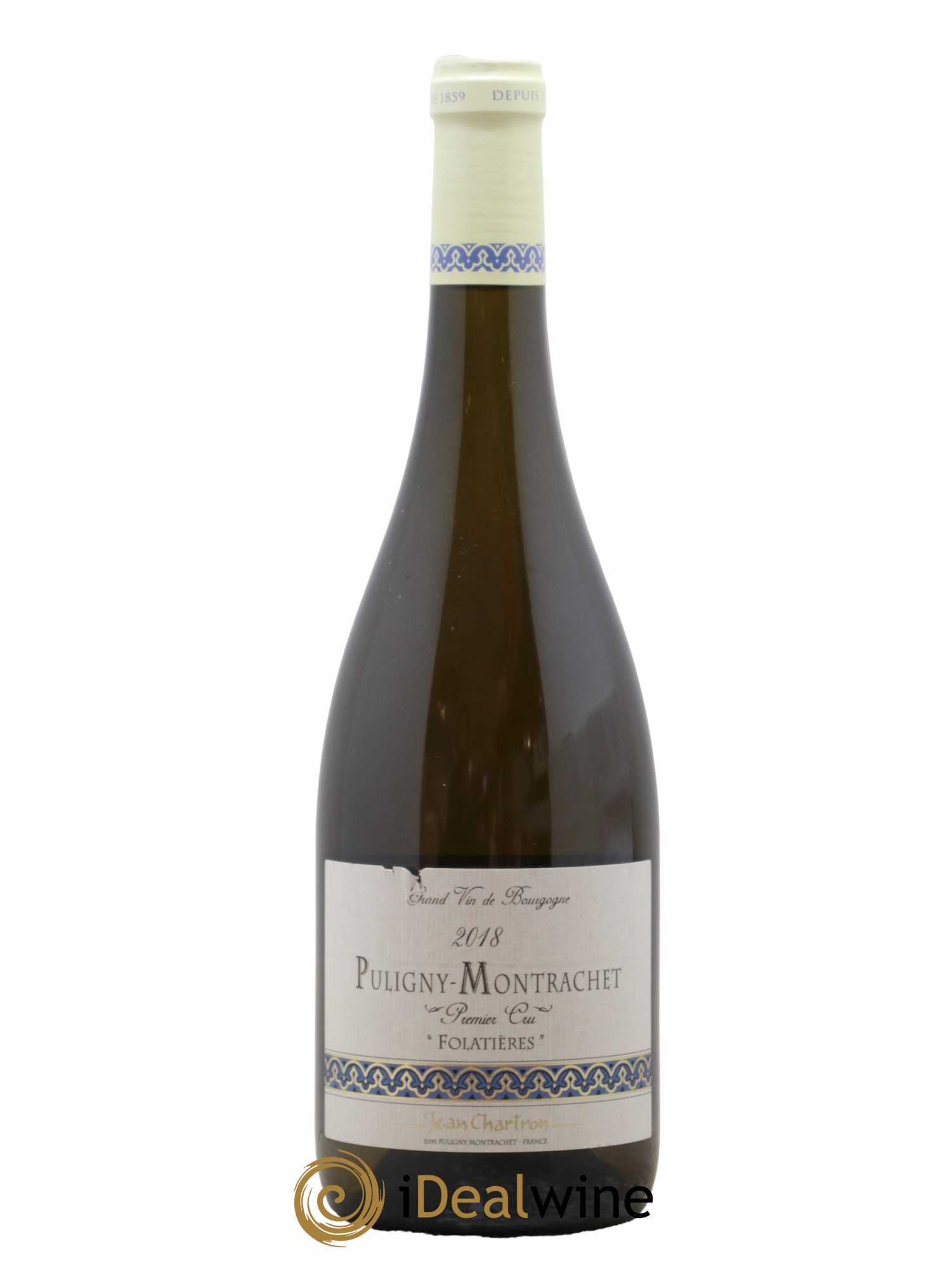 Puligny-Montrachet 1er Cru Folatières Jean Chartron (Domaine) 2018 - Lot of 1 bottle - 0