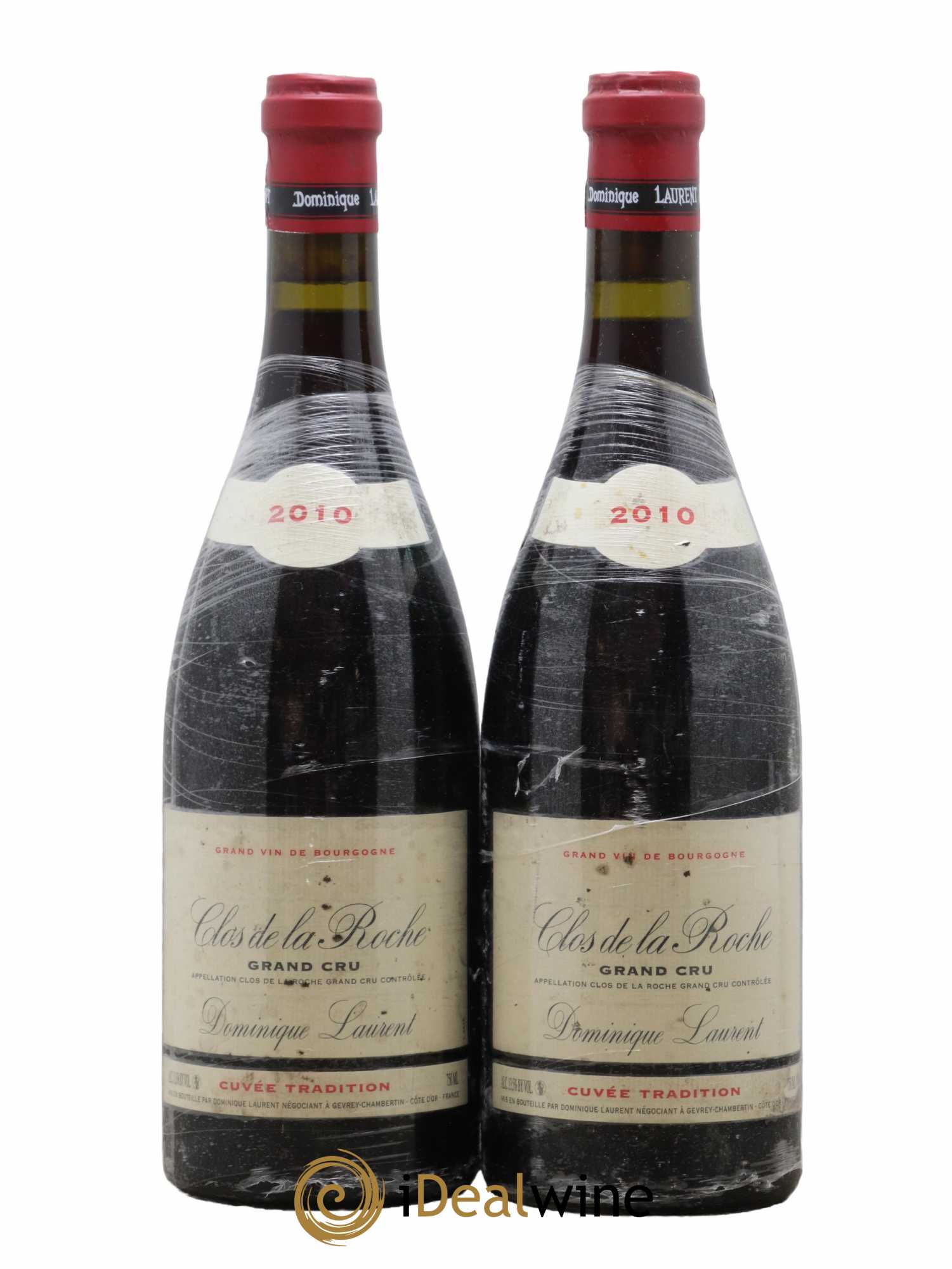 Clos de la Roche Grand Cru Cuvée Tradition Dominique Laurent 2010 - Lot de 2 bouteilles - 0