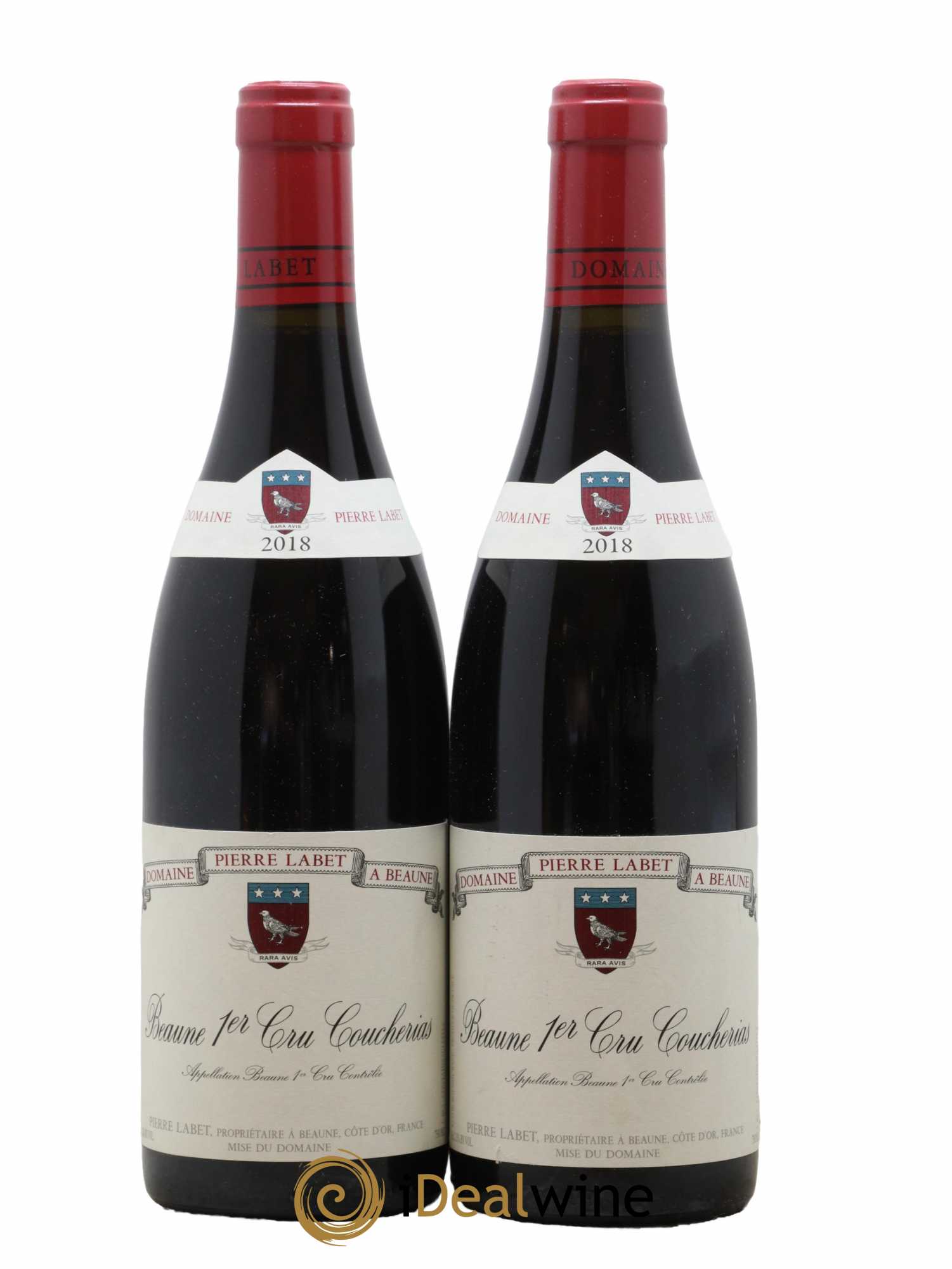 Beaune 1er Cru Coucherias François Labet 2018 - Lot de 2 bouteilles - 0