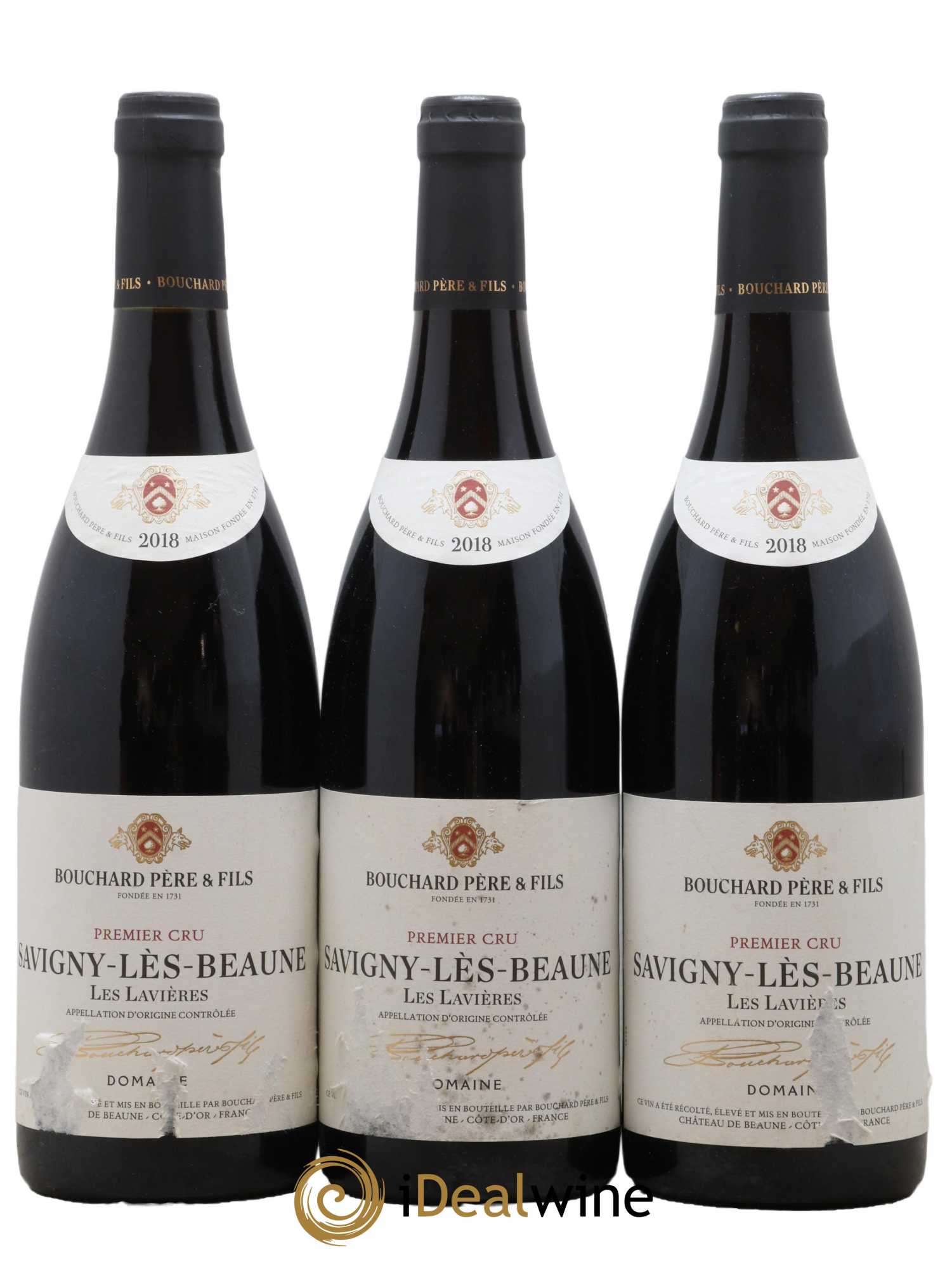 Savigny-lès-Beaune 1er Cru Les Lavières Bouchard Père & Fils 2018 - Lot de 3 bouteilles - 0