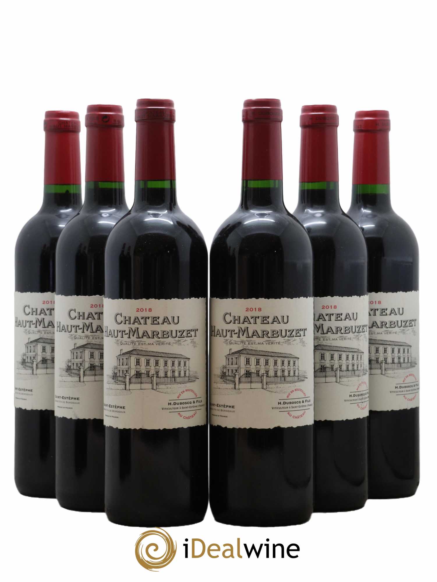 Château Haut Marbuzet 2018 - Lot de 6 bouteilles - 0