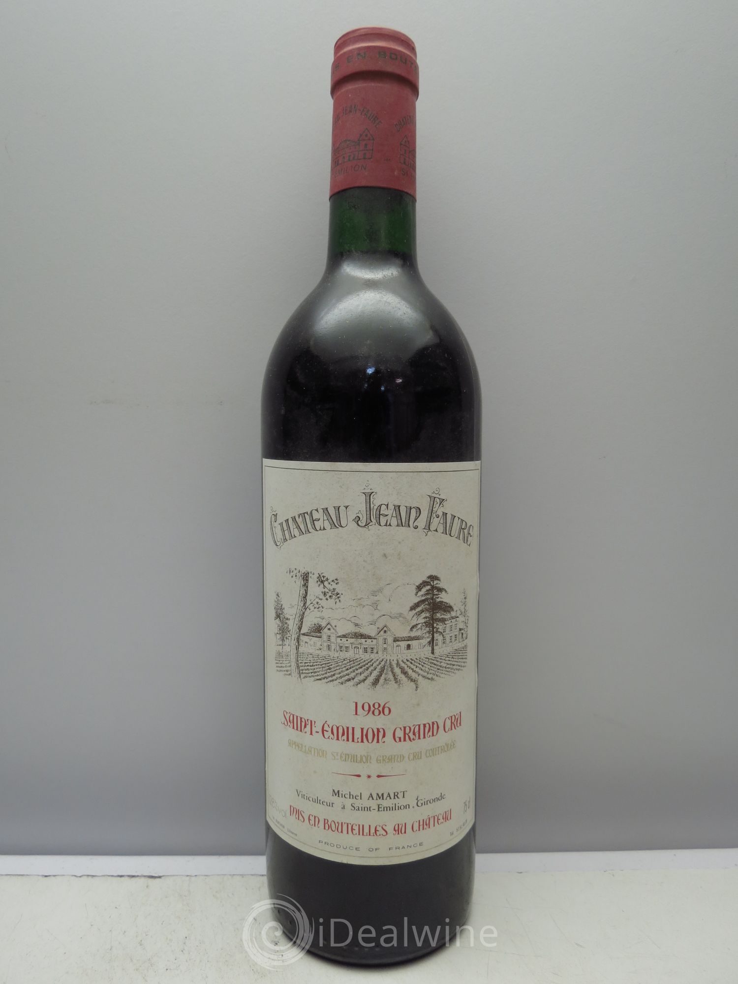Château Jean Faure Grand Cru Classé 1986 - Lot de 1 bouteille - 0