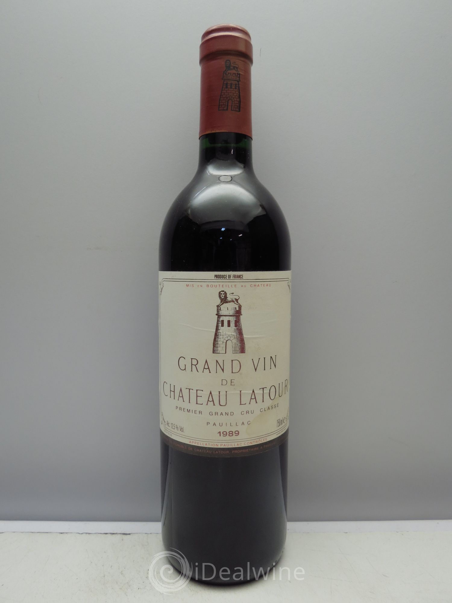 Château Latour 1er Grand Cru Classé 1989 - Lot de 1 bouteille - 0