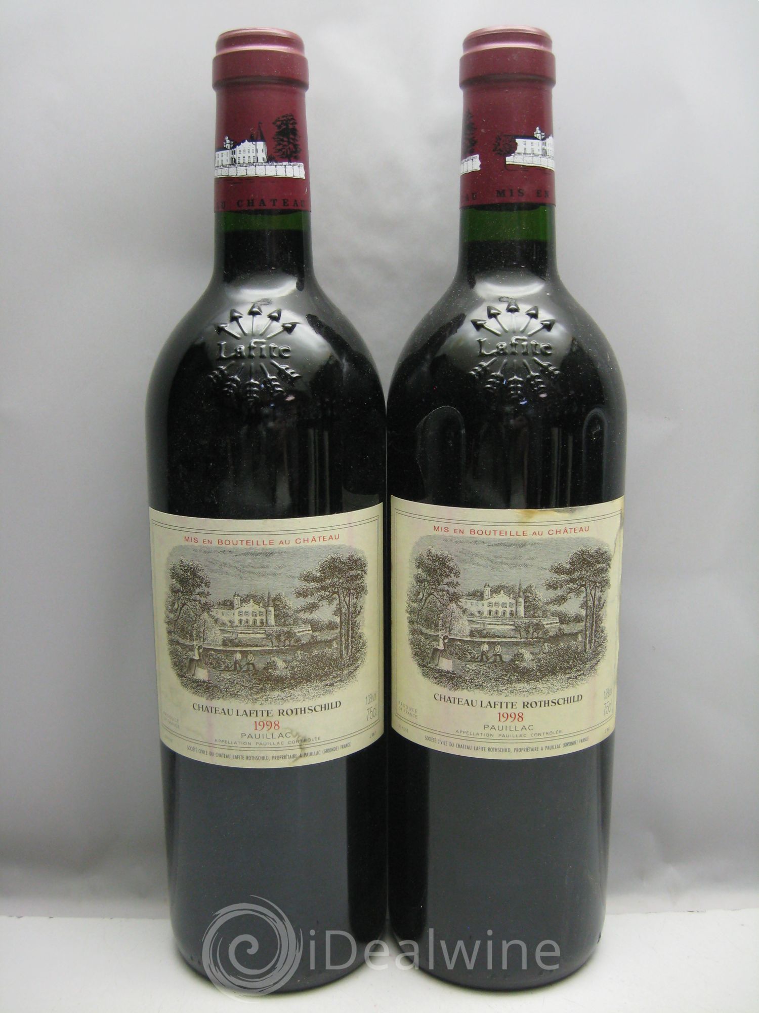 Château Lafite Rothschild 1er Grand Cru Classé 1998 - Lot de 12 bouteilles - 0