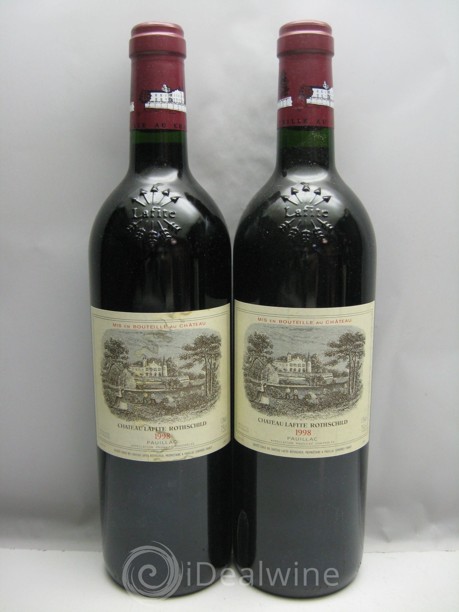 Château Lafite Rothschild 1er Grand Cru Classé 1998 - Lot de 12 bouteilles - 3