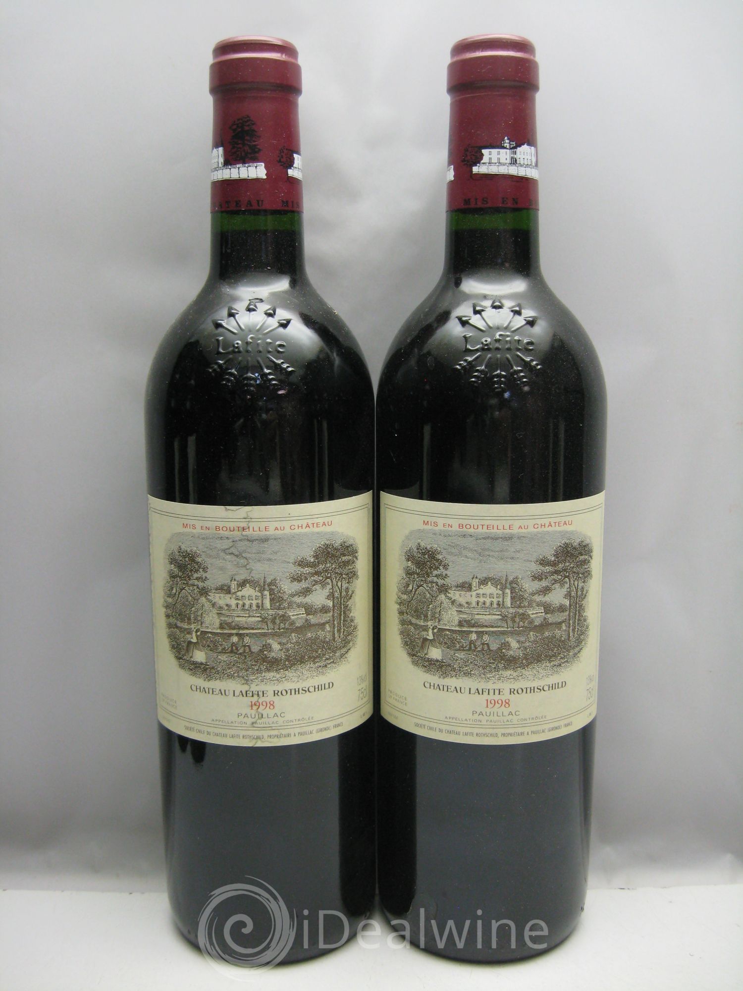 Château Lafite Rothschild 1er Grand Cru Classé 1998 - Lot de 12 bouteilles - 4