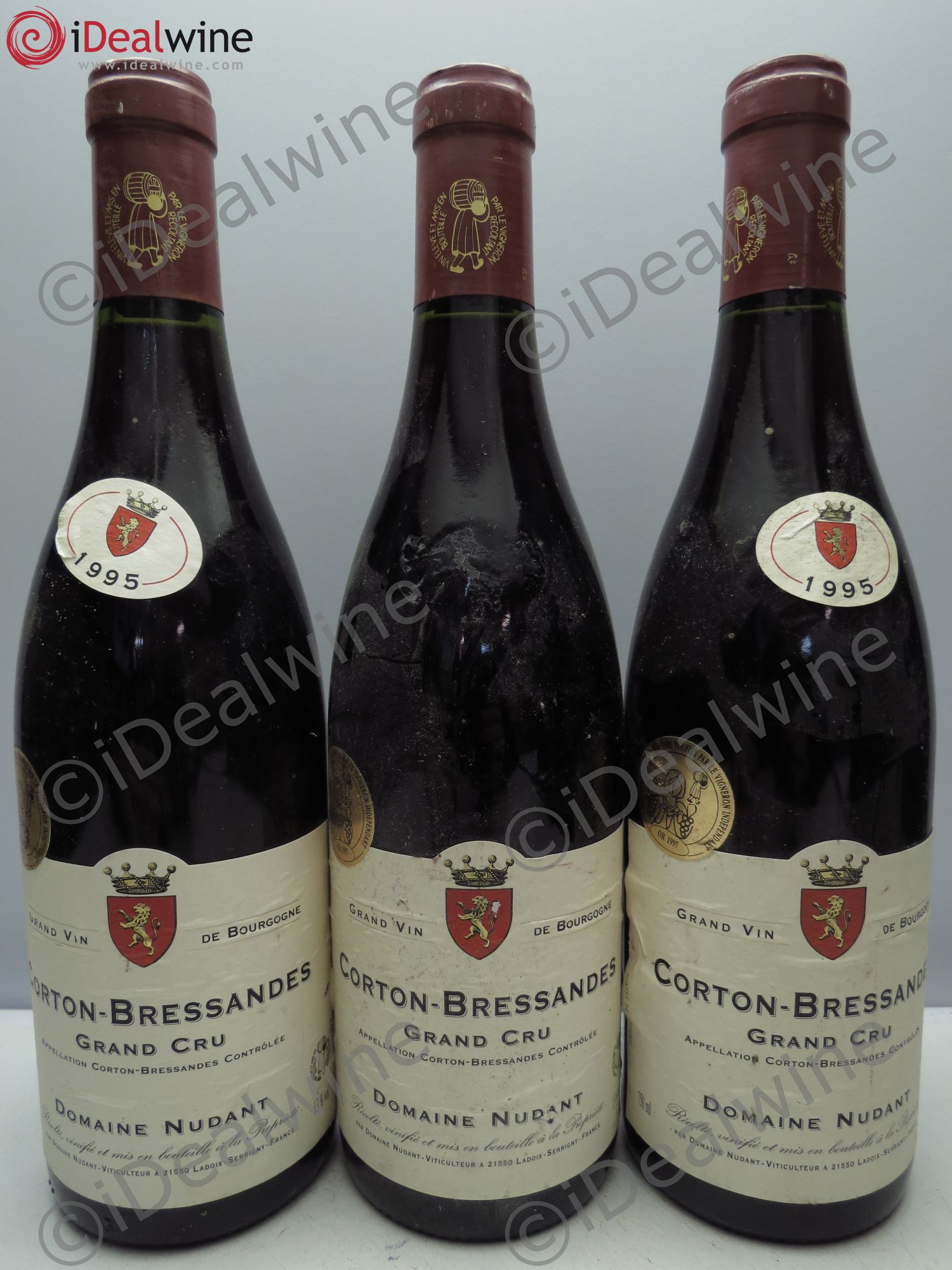Corton Grand Cru 1995 - Lot de 3 bouteilles - 0