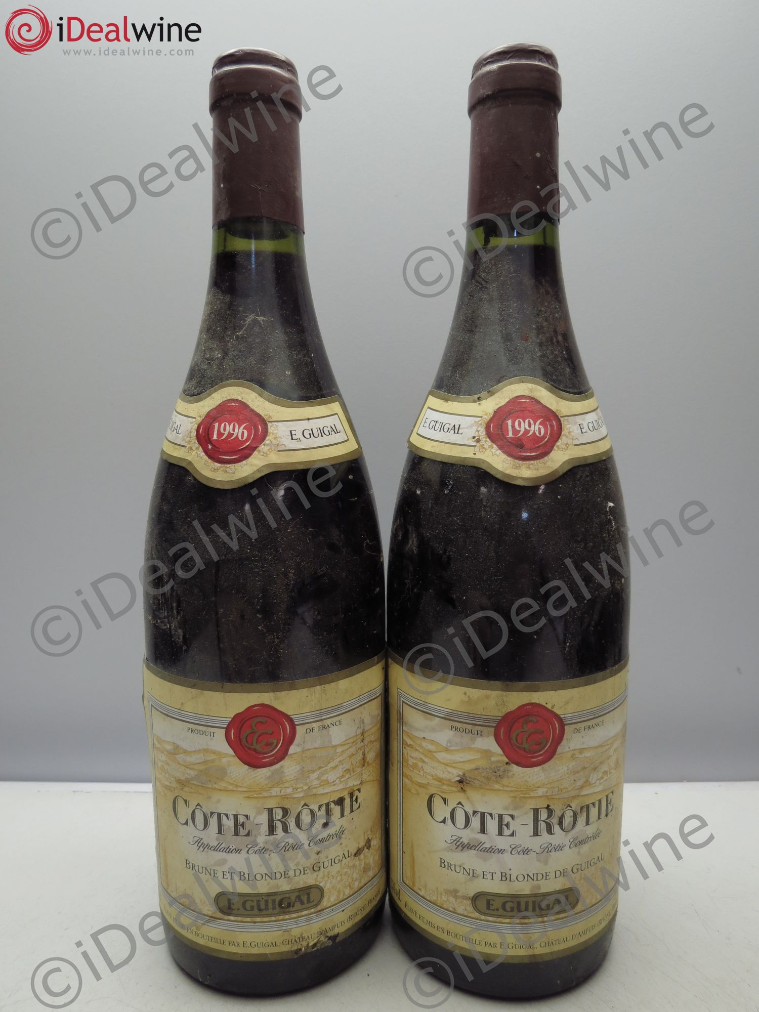 Côte-Rôtie Côtes Brune et Blonde Guigal 1996 - Lot de 2 bouteilles - 0