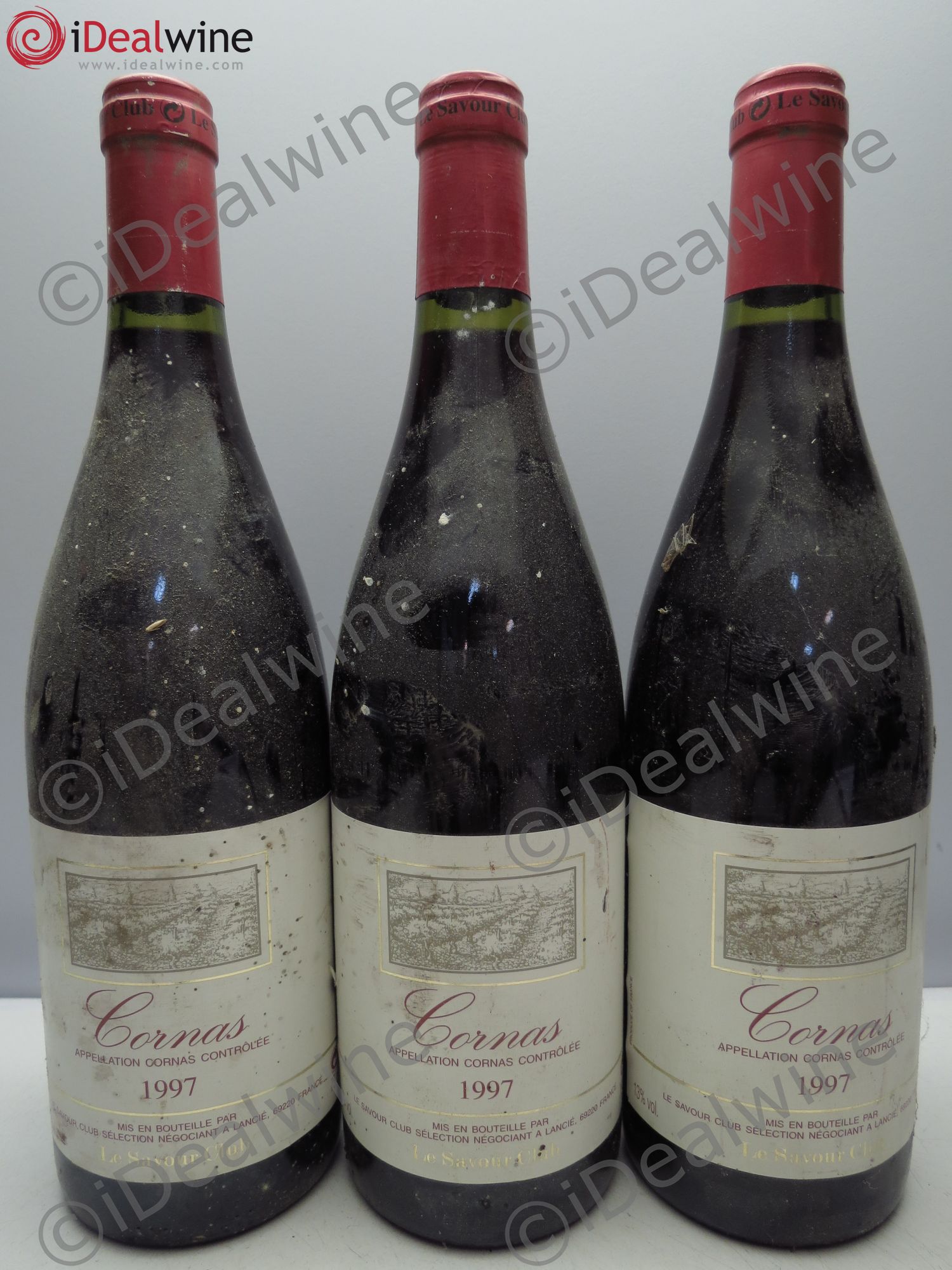 Cornas Savour Club 1997 - Lot de 3 bouteilles - 0