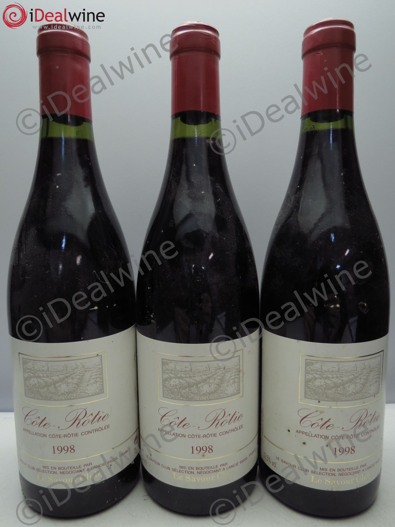 Côte-Rôtie 1998 - Posten von 3 Flaschen - 0