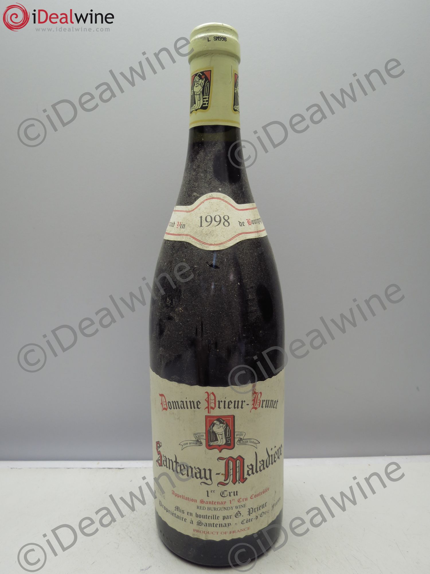 Santenay 1er Cru Prieur Brunet 1998 - Lot de 1 bouteille - 0