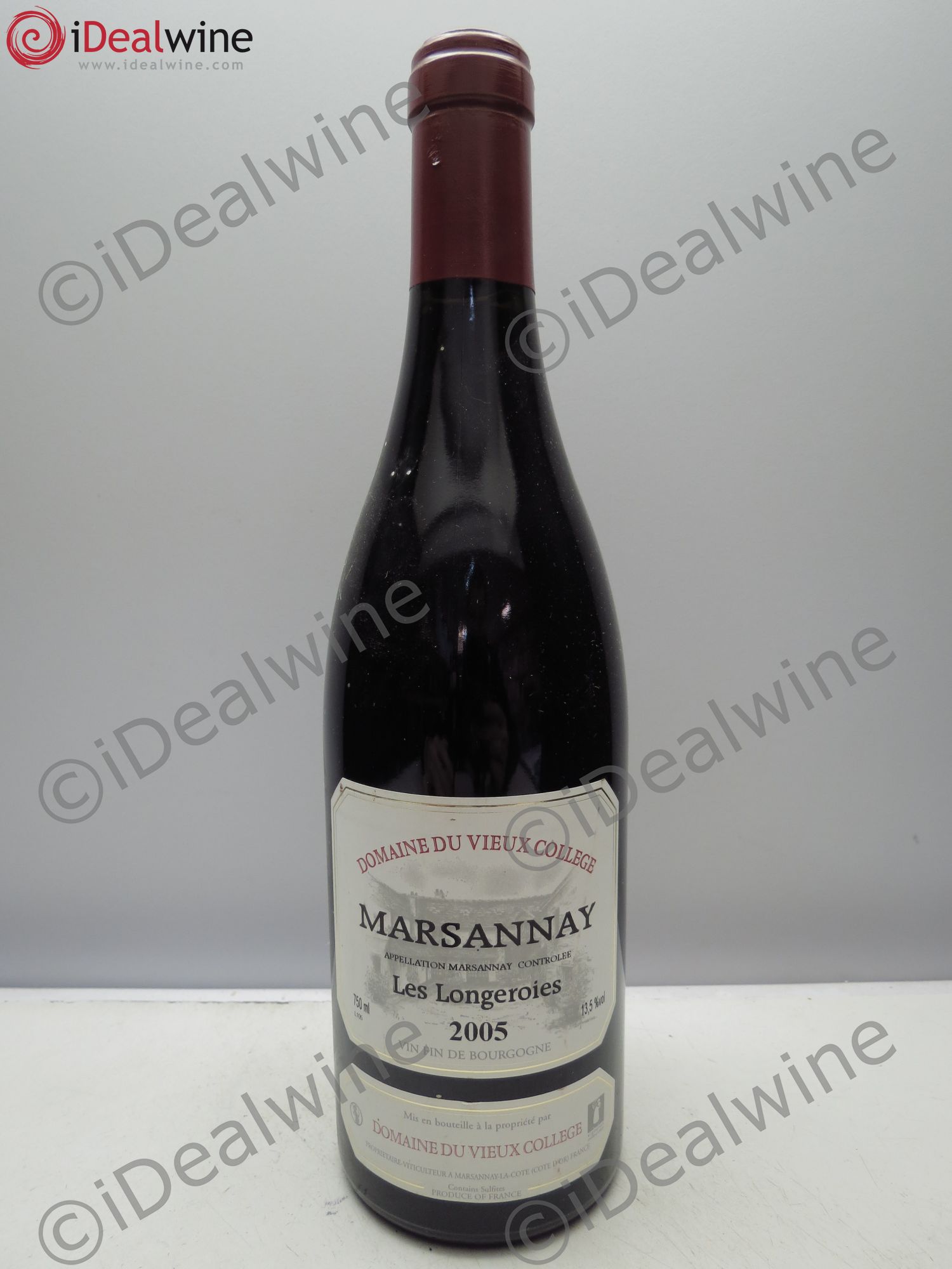 Marsannay Domaine du vieux collège. Les Longeroies 2005 - Posten von 1 Flasche - 0