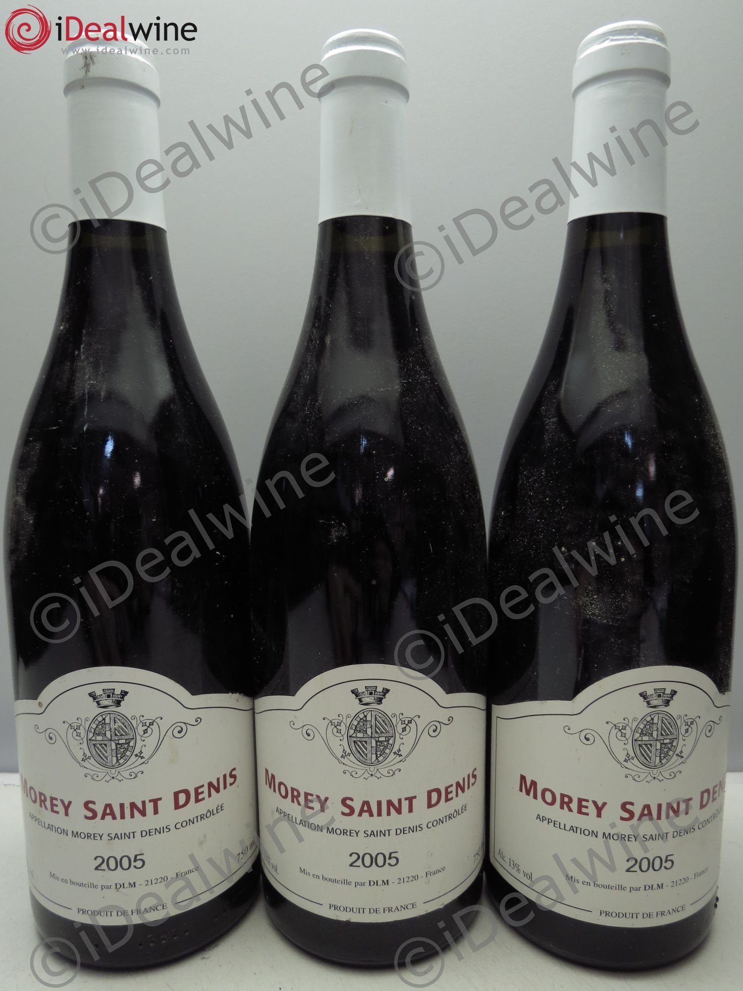 Morey-Saint-Denis Mis en bouteille par DLM 2005 - Posten von 3 Flaschen - 0