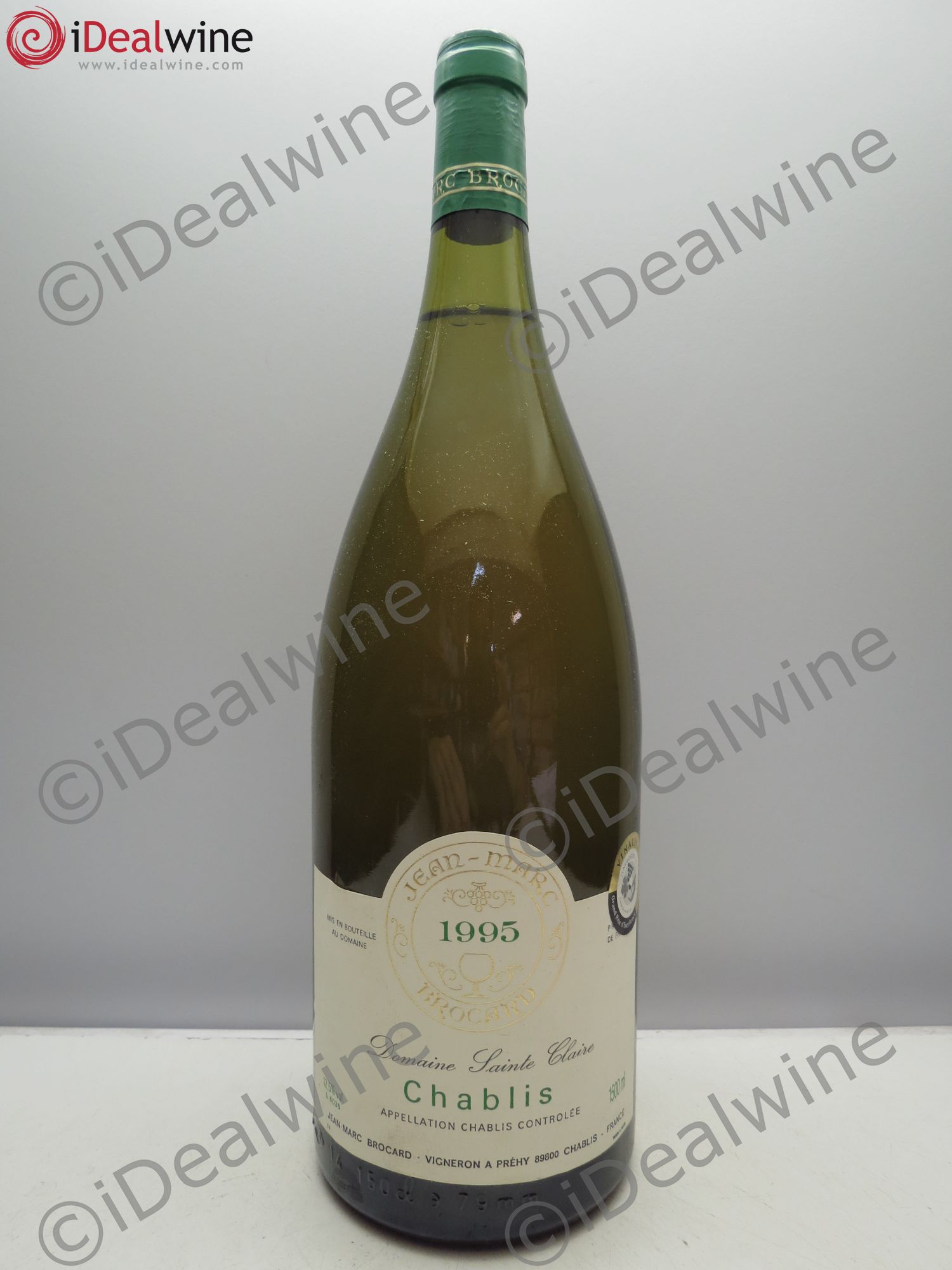 Chablis Domaine Sainte Claire - JM.Brocard 1995 - Posten von 1 Magnum - 0