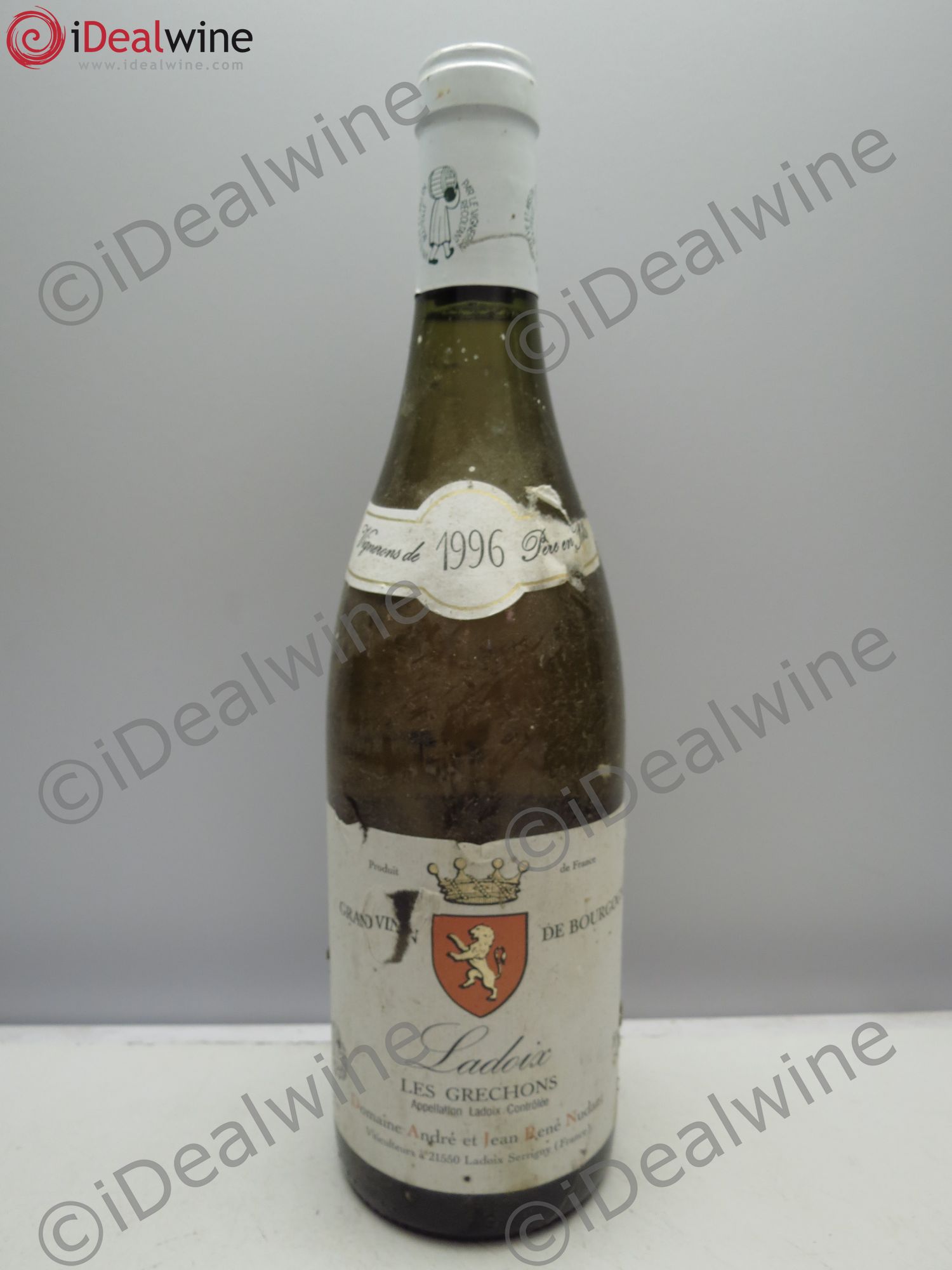 Ladoix Les Gréchons - Nudant 1996 - Posten von 1 Flasche - 0