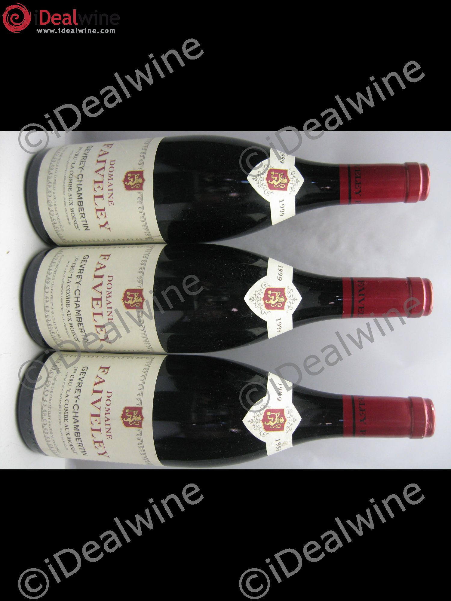 Gevrey-Chambertin 1er Cru 1999 - Lot de 3 bouteilles - 0