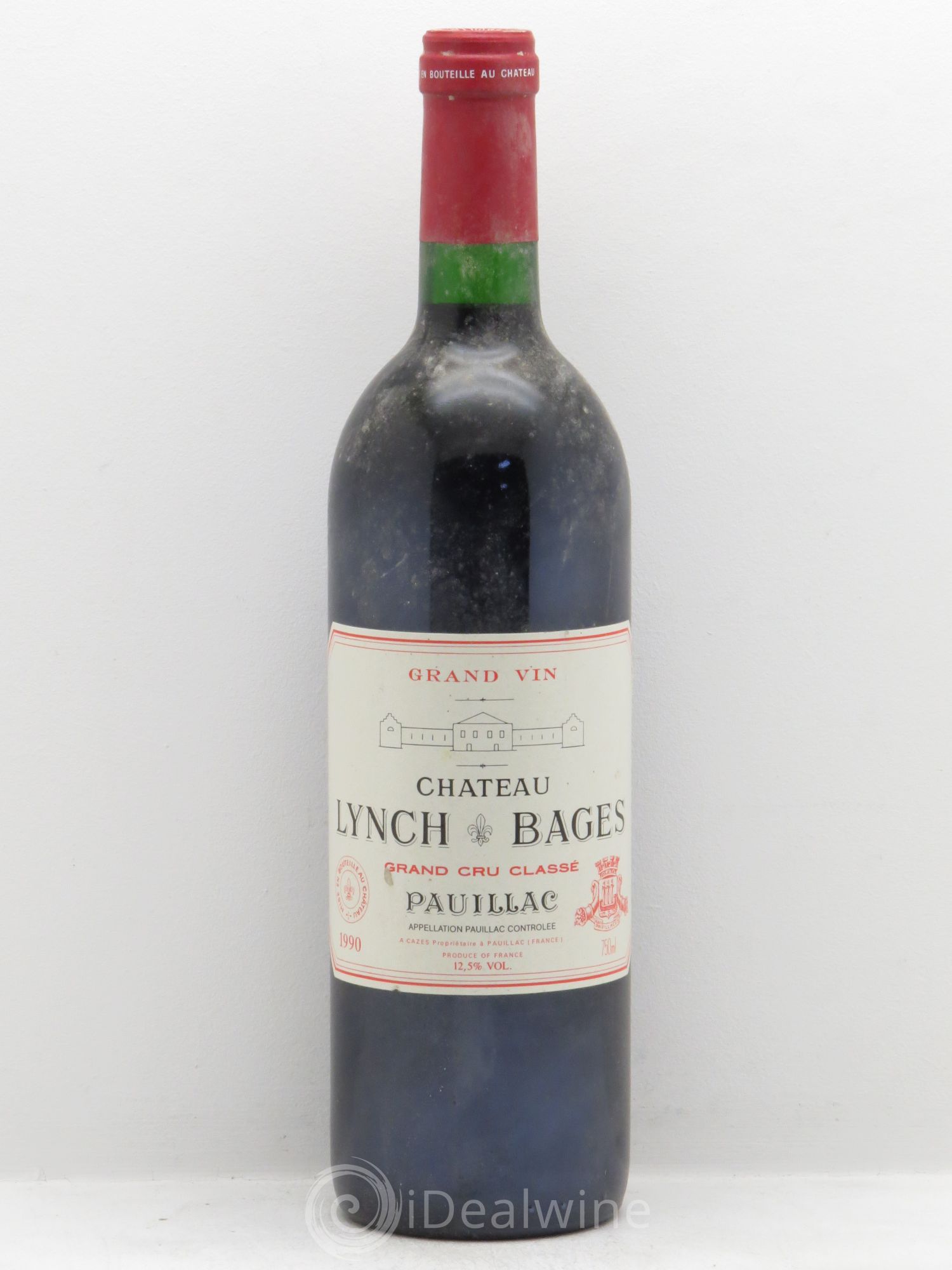 Château Lynch Bages 5ème Grand Cru Classé 1990 - Lot de 1 bouteille - 0
