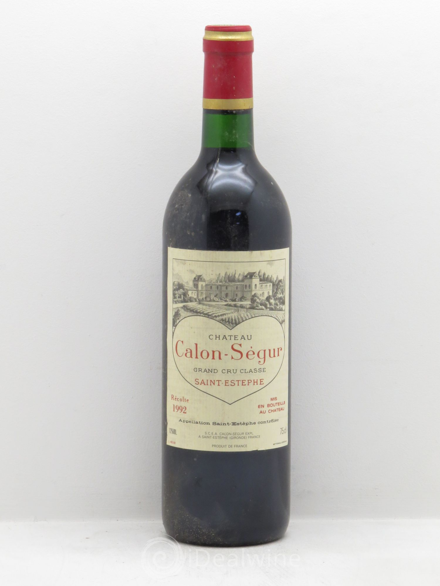 Château Calon Ségur 3ème Grand Cru Classé 1992 - Lot de 1 bouteille - 0