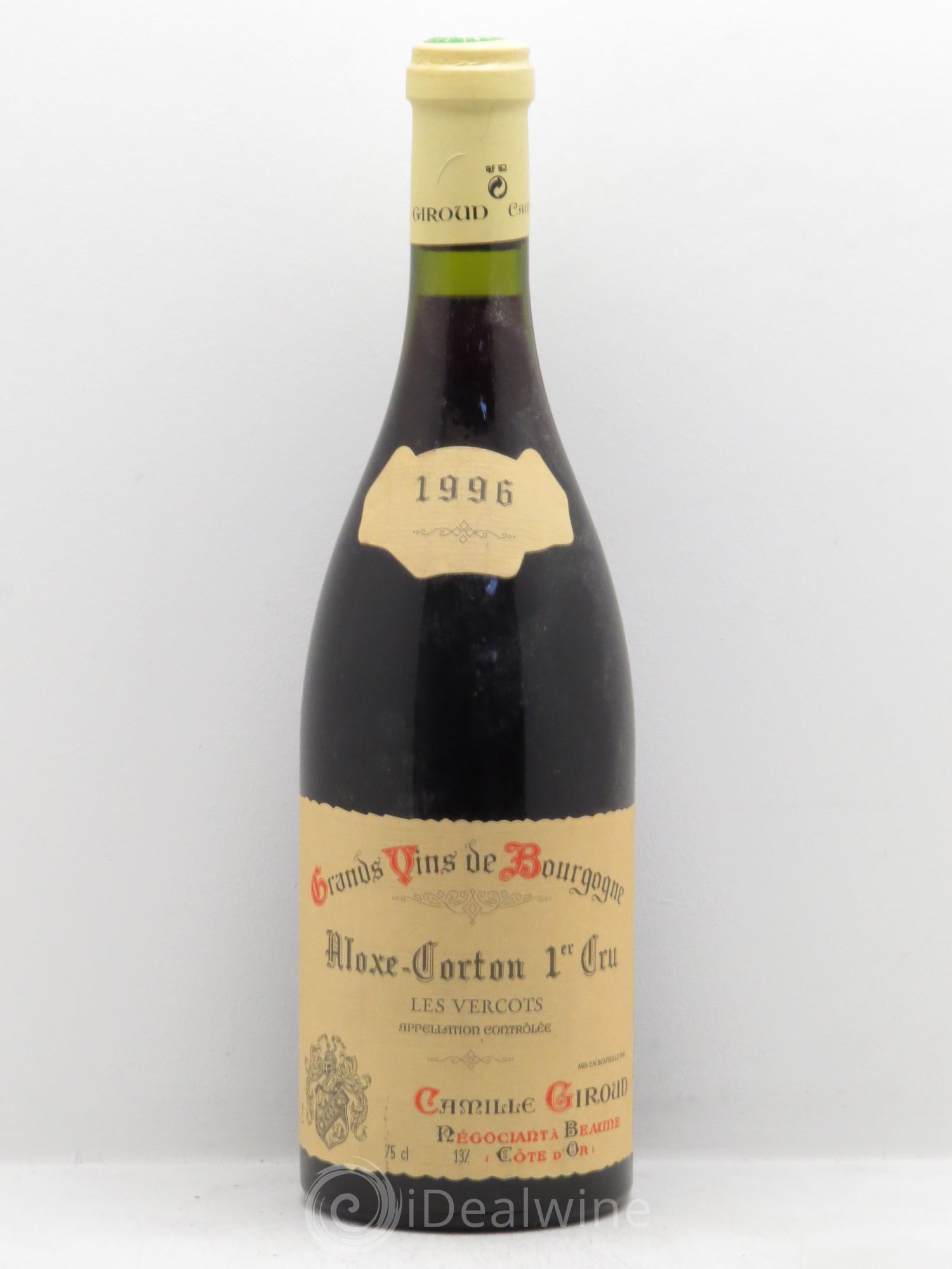 Aloxe-Corton 1er Cru 1996 - Lot de 1 bouteille - 0