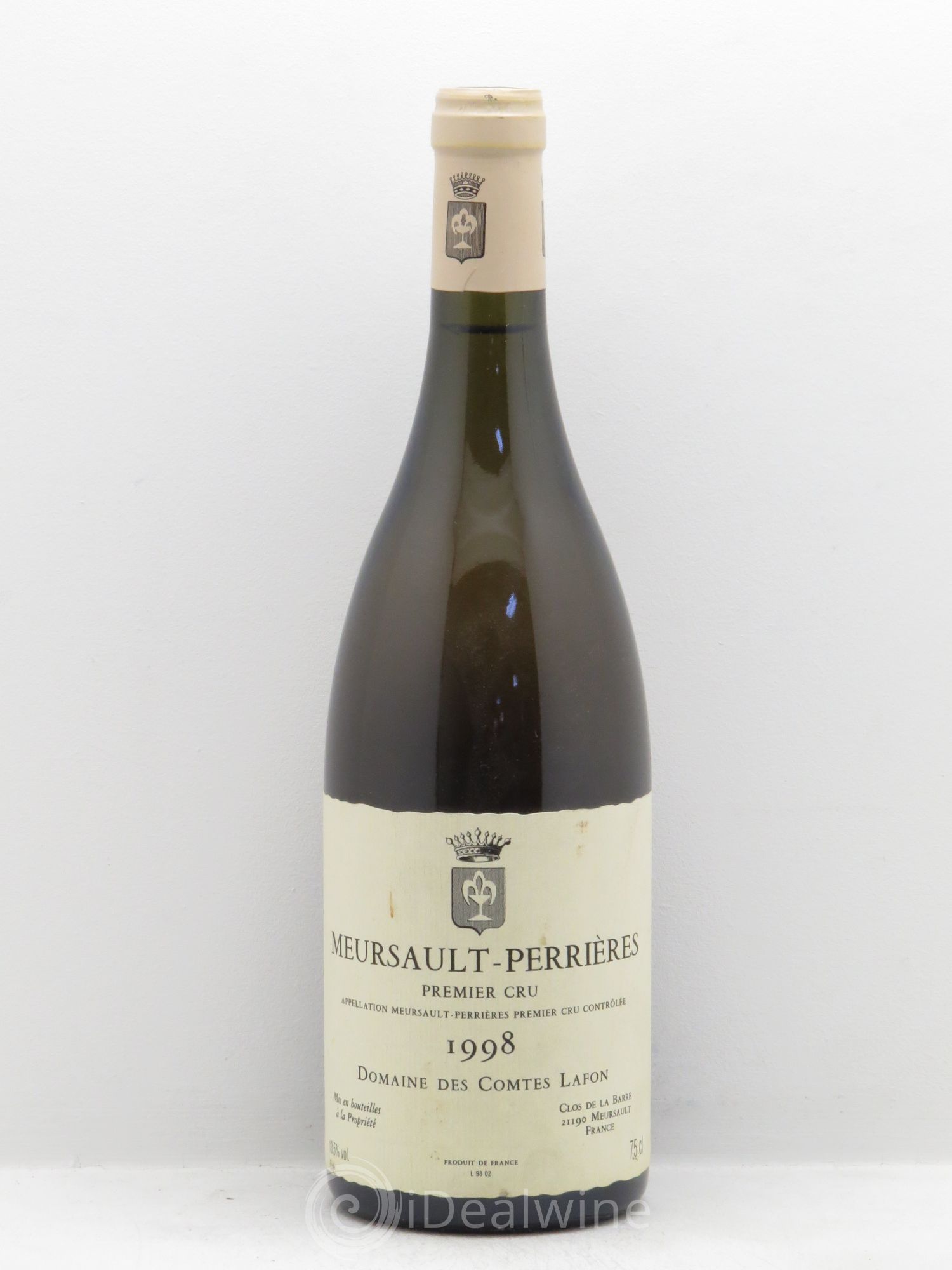 Meursault 1er Cru Perrières Comtes Lafon (Domaine des) 1998 - Lot de 1 bouteille - 0