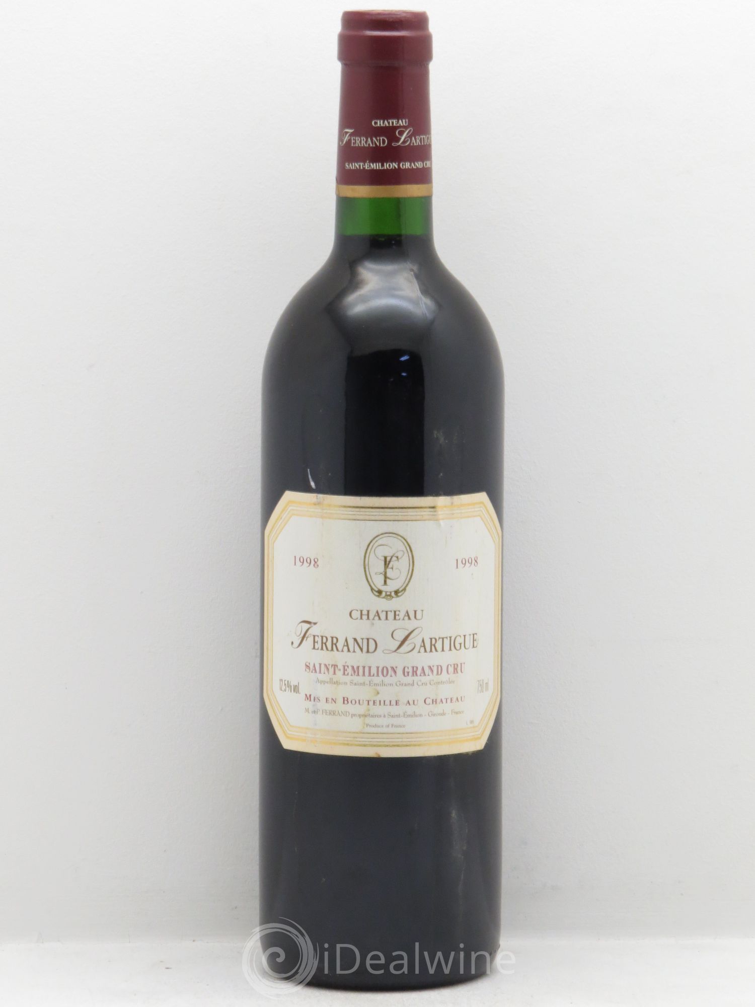 Château Ferrand Lartigue 1998 - Lot de 1 bouteille - 0