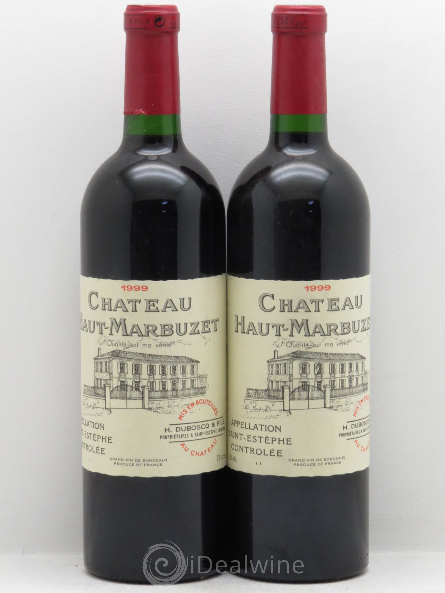 Château Haut Marbuzet 1999 - Lot de 2 bouteilles - 0